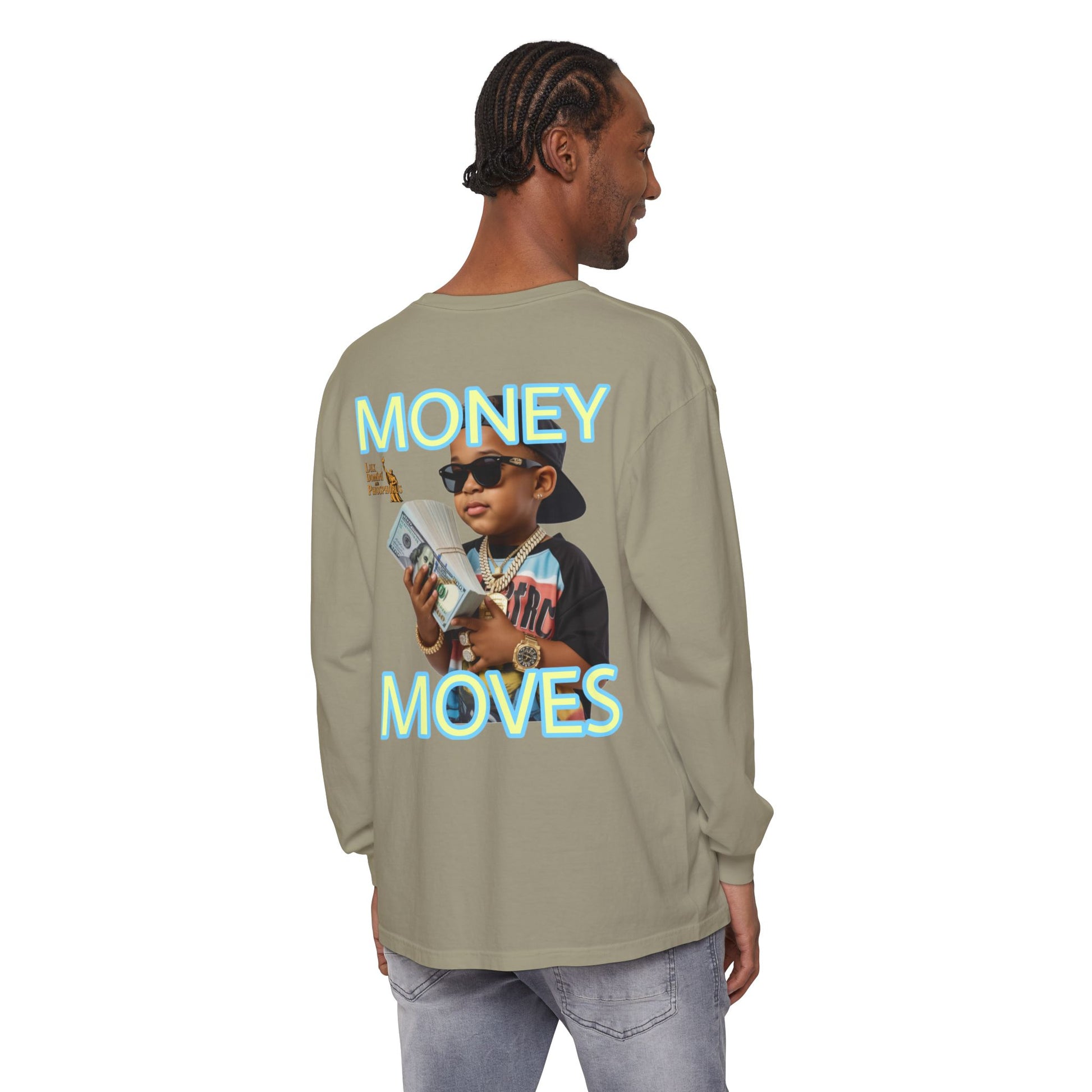 Long Sleeve T-Shirt - Money Moves LD&P APPAREL