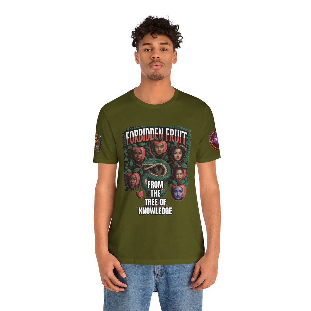 Short Sleeve Tee - Tree of Knowledge Forbidden Fruit Design
