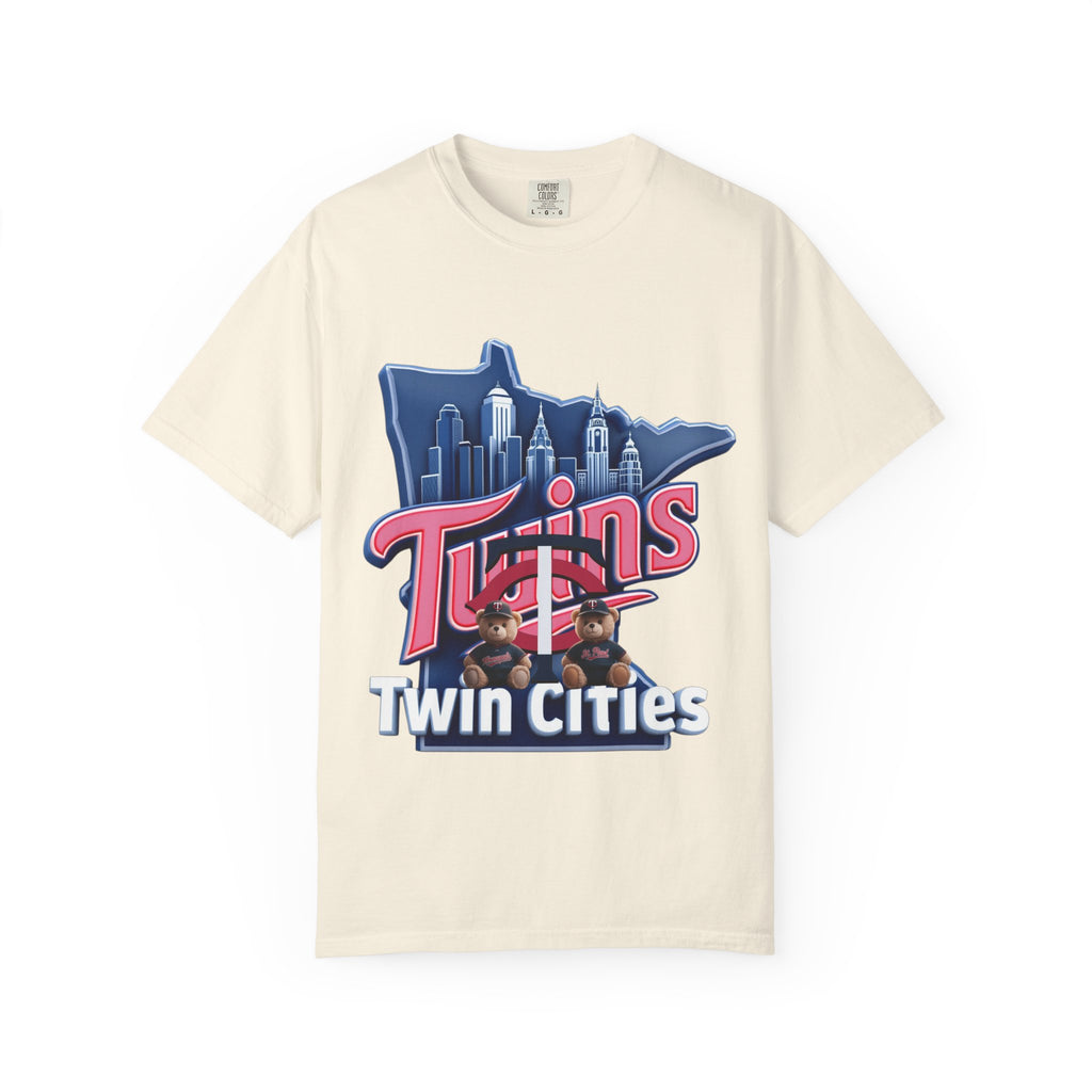 Twin City Unisex T-Shirt, Sporty Tee for Fans, Garment-Dyed Shirt, Perfect for Game Day, Show Your Team Spirit!