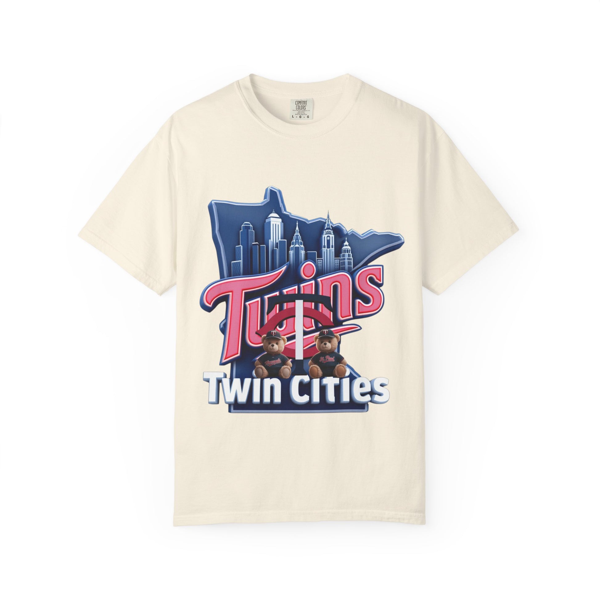 Twin City Unisex T-Shirt, Sporty Tee for Fans, Garment-Dyed Shirt, Perfect for Game Day, Show Your Team Spirit!
