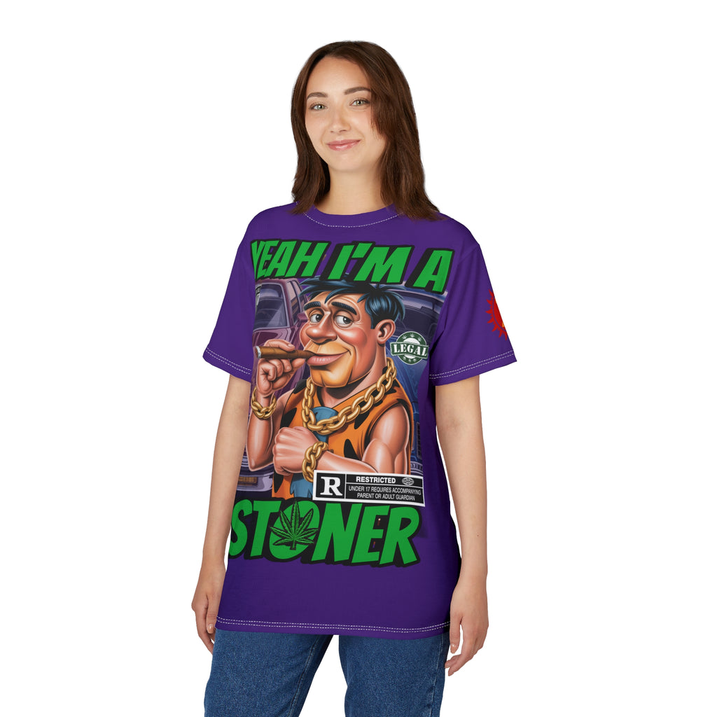 Yeah I'm a Stoner T-Shirt LD&P APPAREL Purple