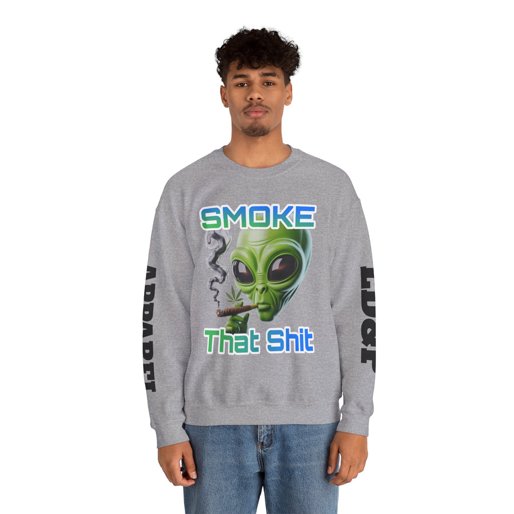 Crewneck Sweatshirt - Smoke That LD&P APPAREL Design