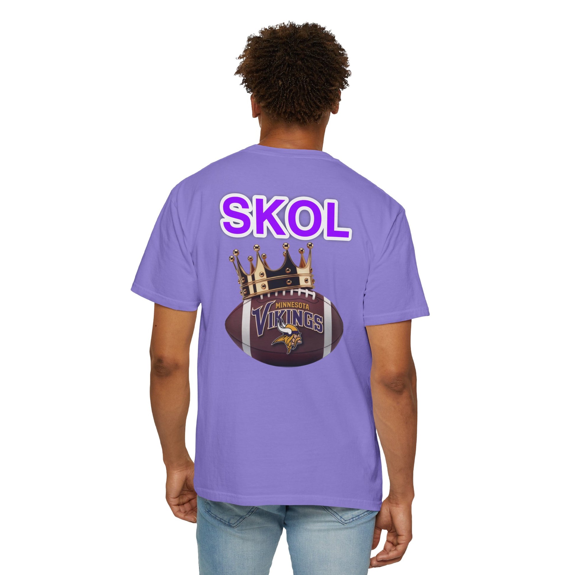 T-Shirt - Minnesota Vikings SKOL Unisex Garment-Dyed Tee