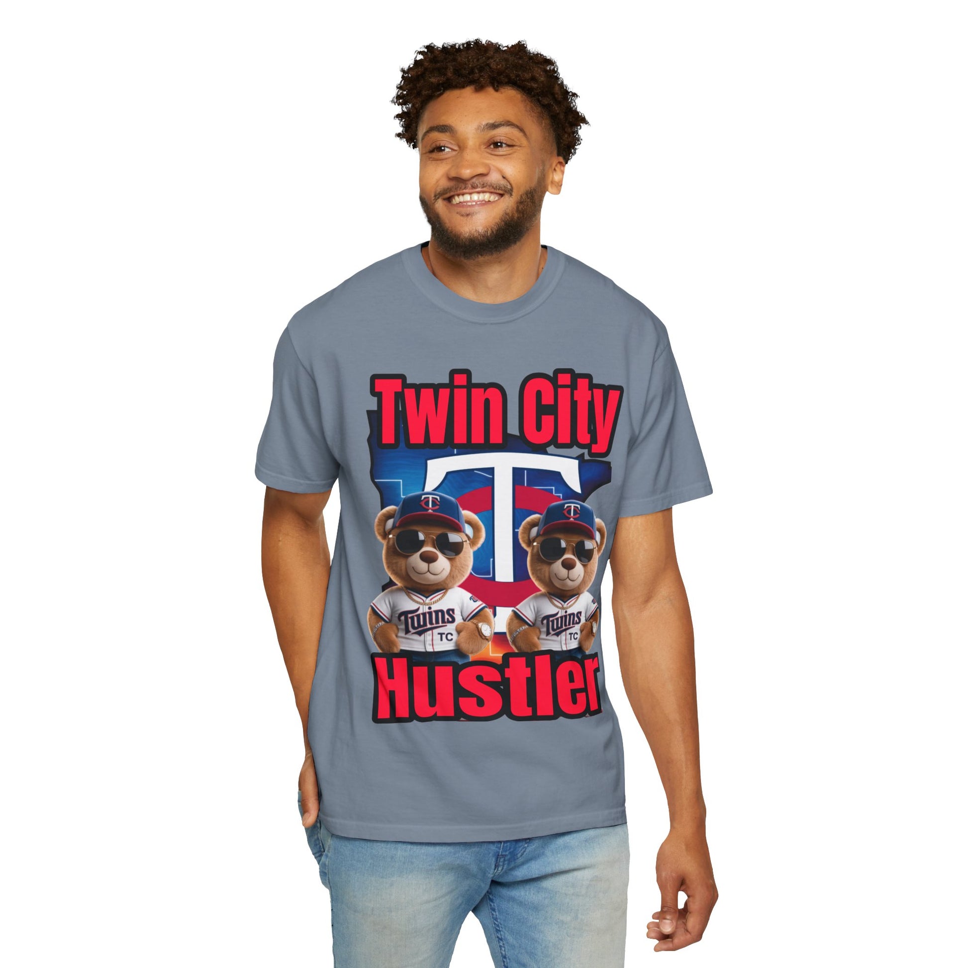 Hustler Garment-Dyed T-shirt - Twin City LD&P Apparel Design