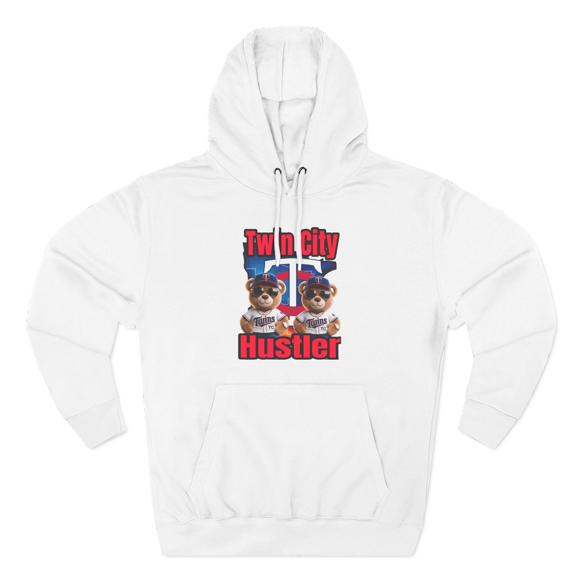 Fleece Hoodie Twin City HUSTLER Design