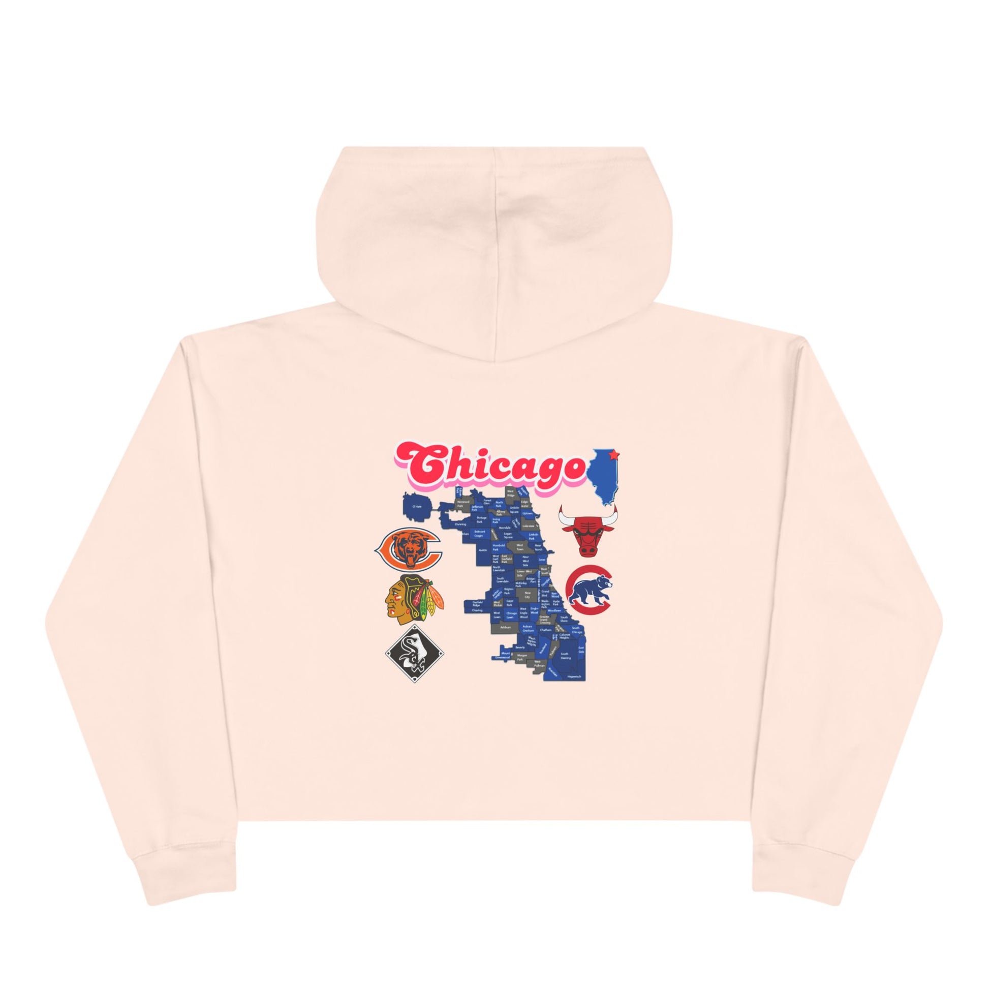 Chicago Crop Hoodie