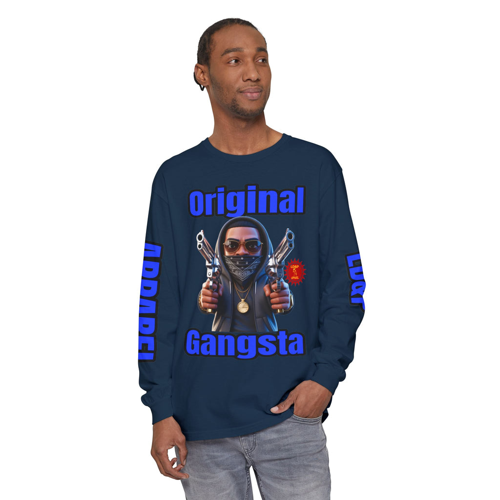 Long Sleeve T-Shirt Original Gangsta LD&amp;P Apparel Design