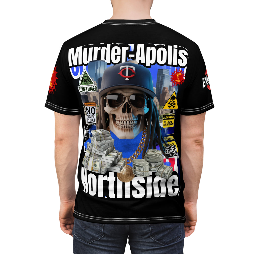Murder-Apolis Northside LD&P APPAREL GRAPHIC Tee Black