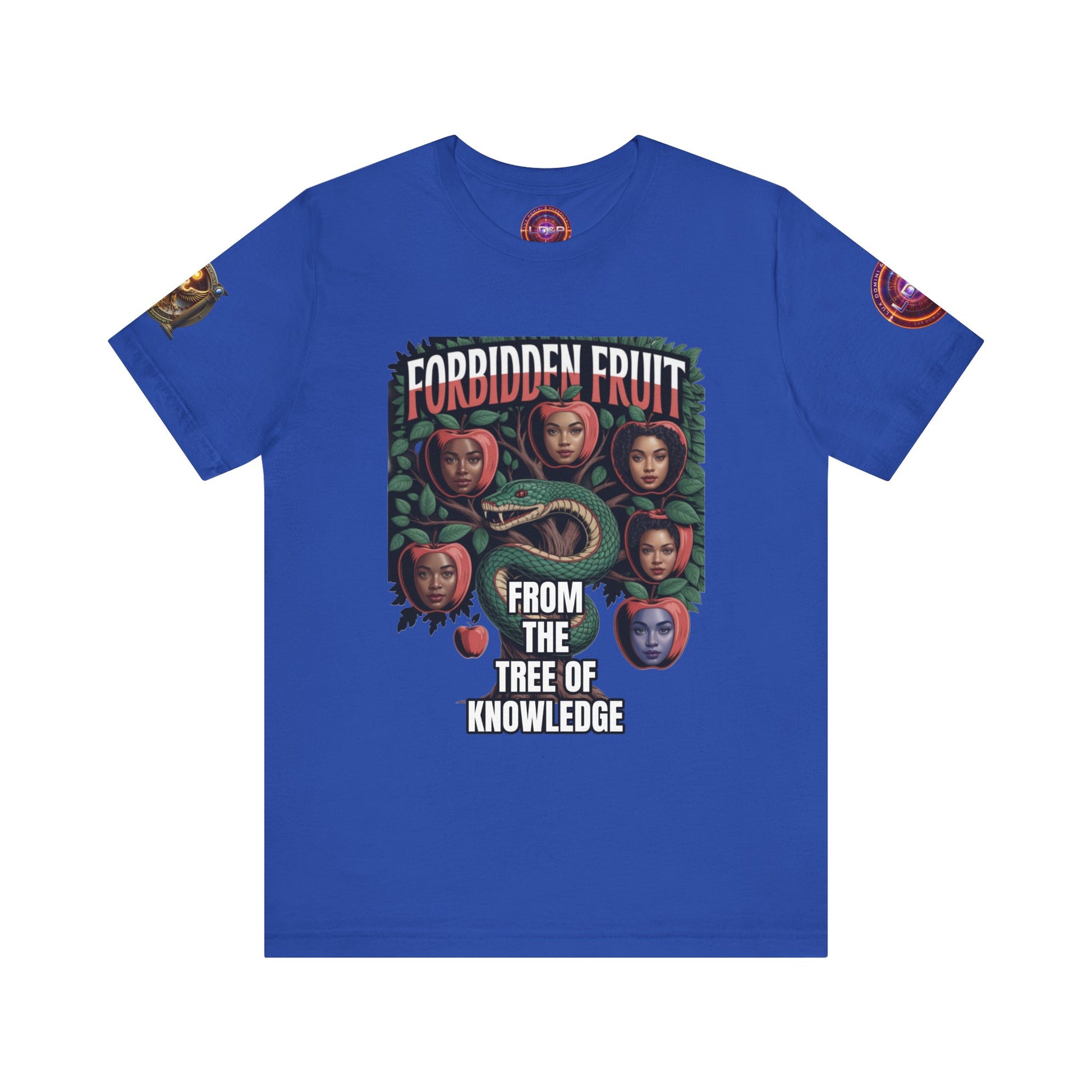 Short Sleeve Tee - Tree of Knowledge Forbidden Fruit Design