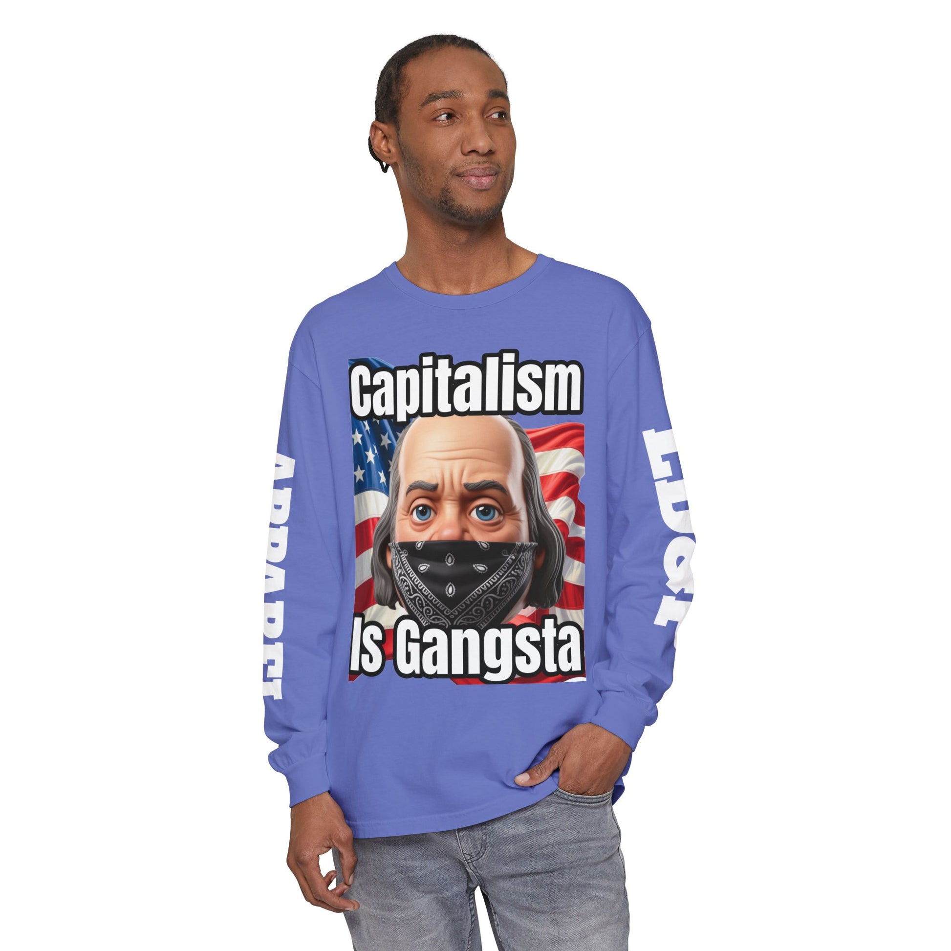 Capitalism is Gangsta Long Sleeve T-Shirt