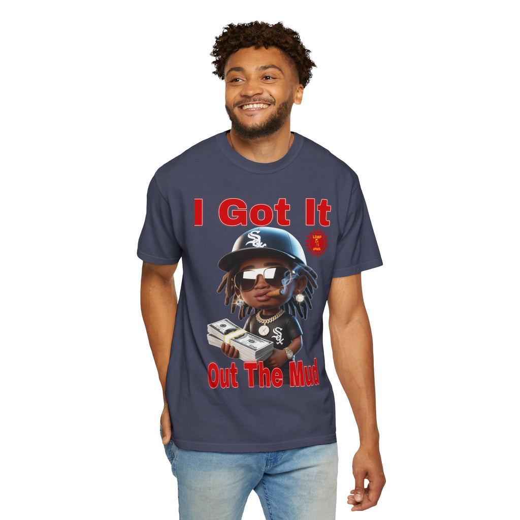 T-Shirt Out The Mud Hustler - Unisex Garment-Dyed