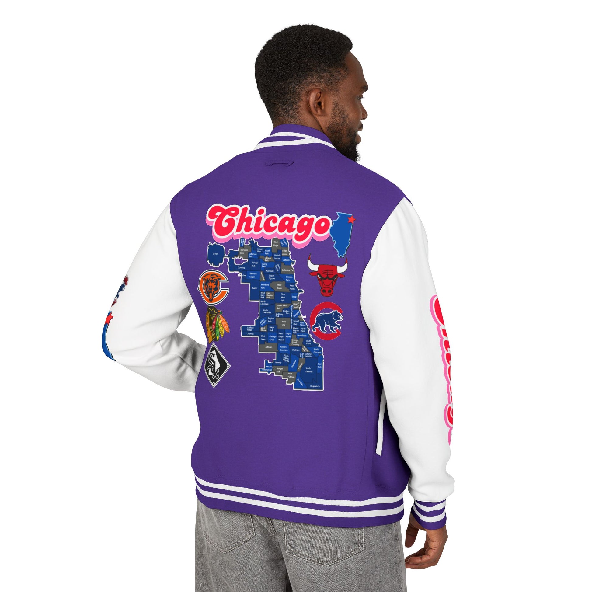 Letterman Jacket Chicago Design
