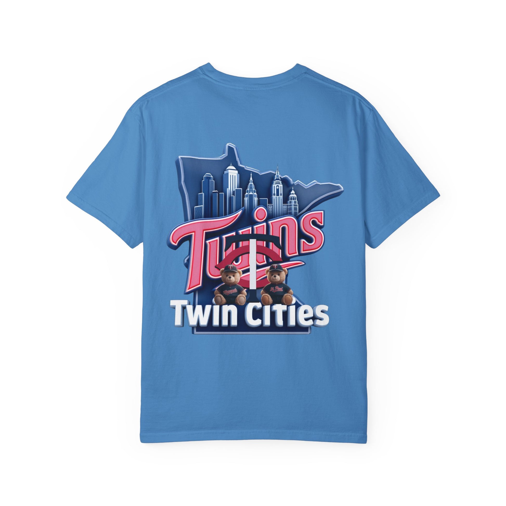 Twin City Unisex T-Shirt, Sporty Tee for Fans, Garment-Dyed Shirt, Perfect for Game Day, Show Your Team Spirit!