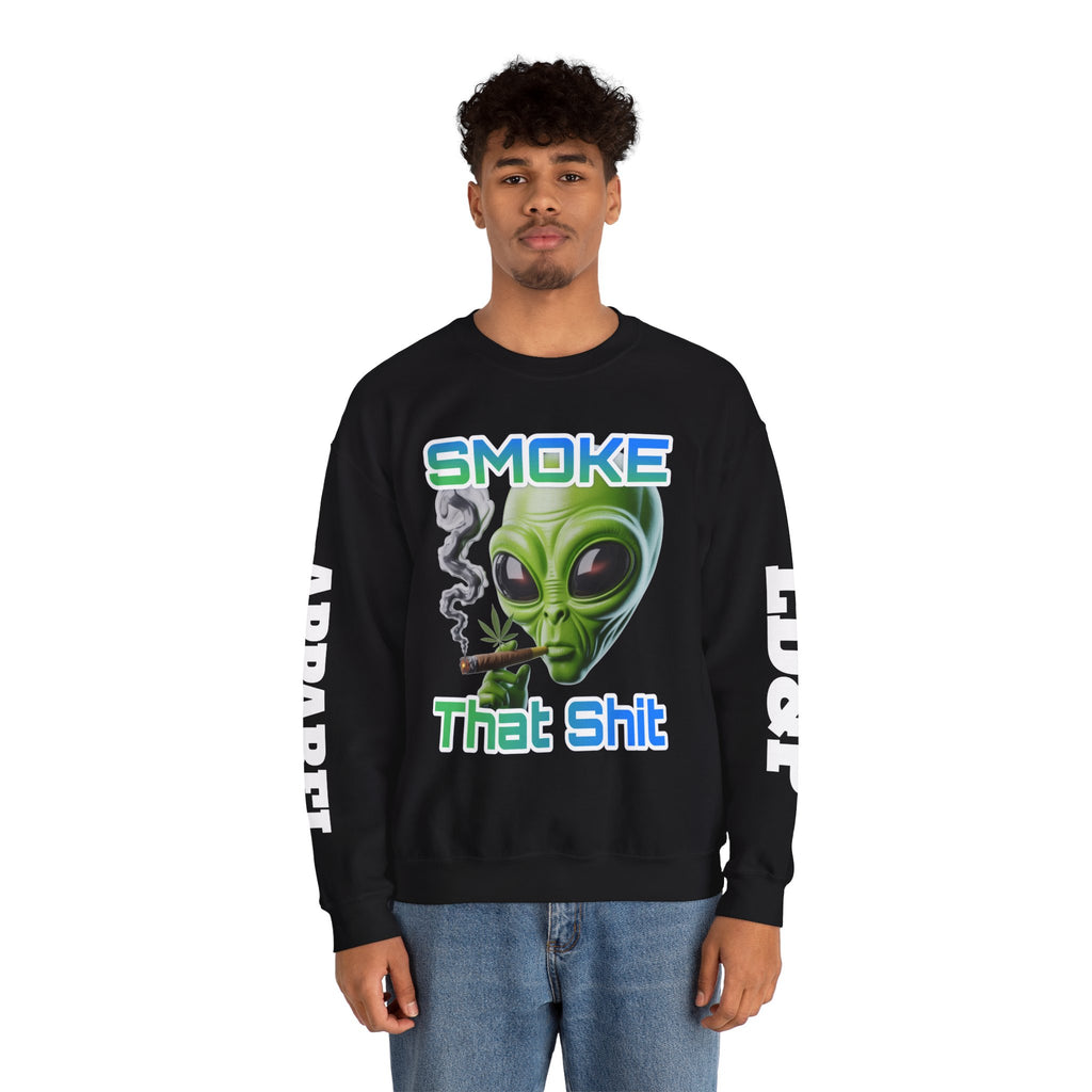 Crewneck Sweatshirt - Smoke That LD&P APPAREL Design