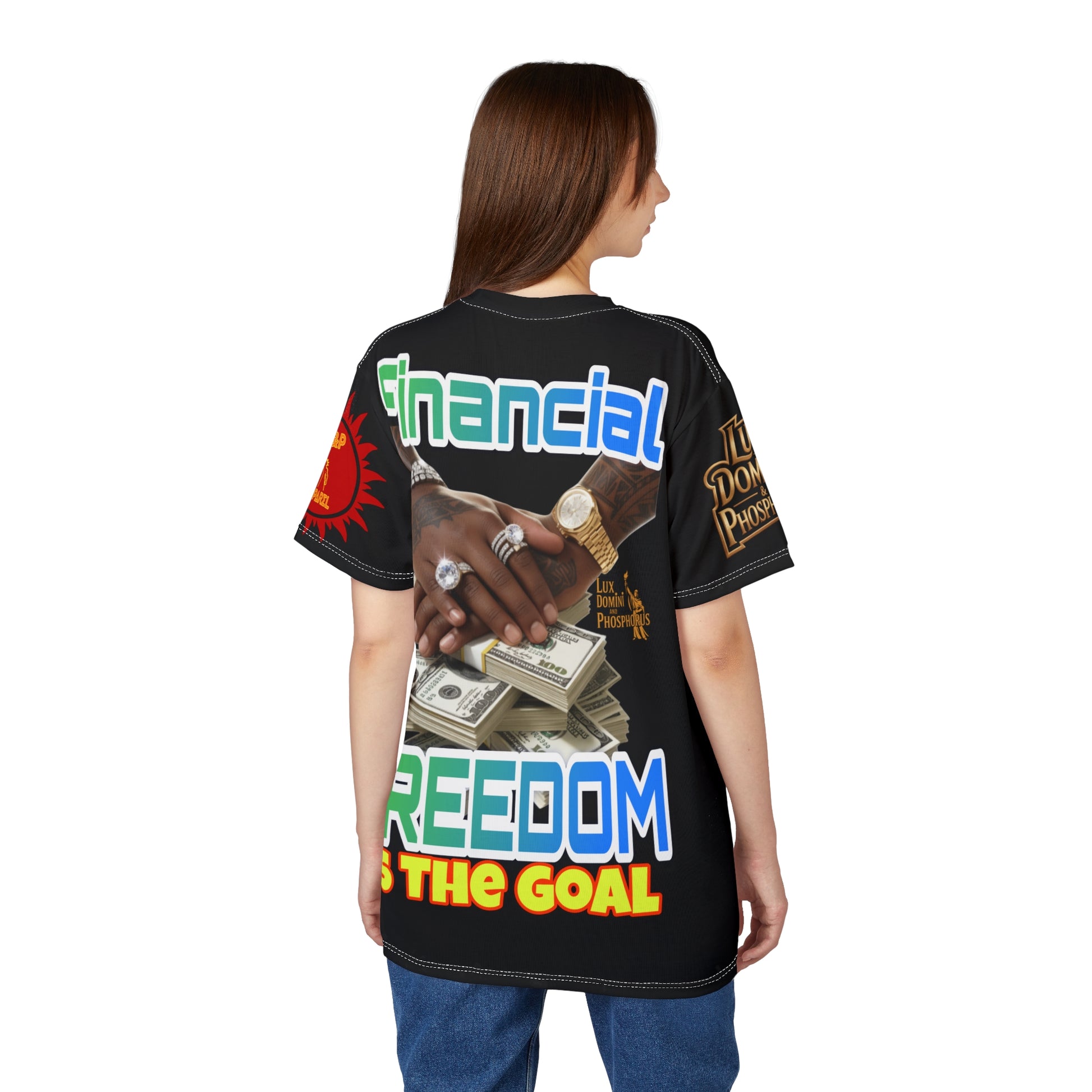 Financial Freedom Unisex Cut & Sew Tee