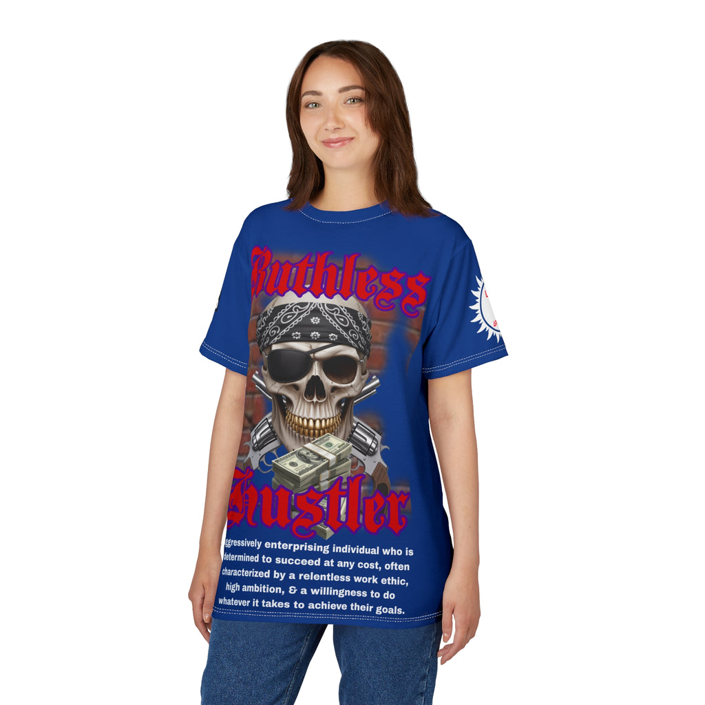 Ruthless Hustler Tee LD&P APPAREL Blue