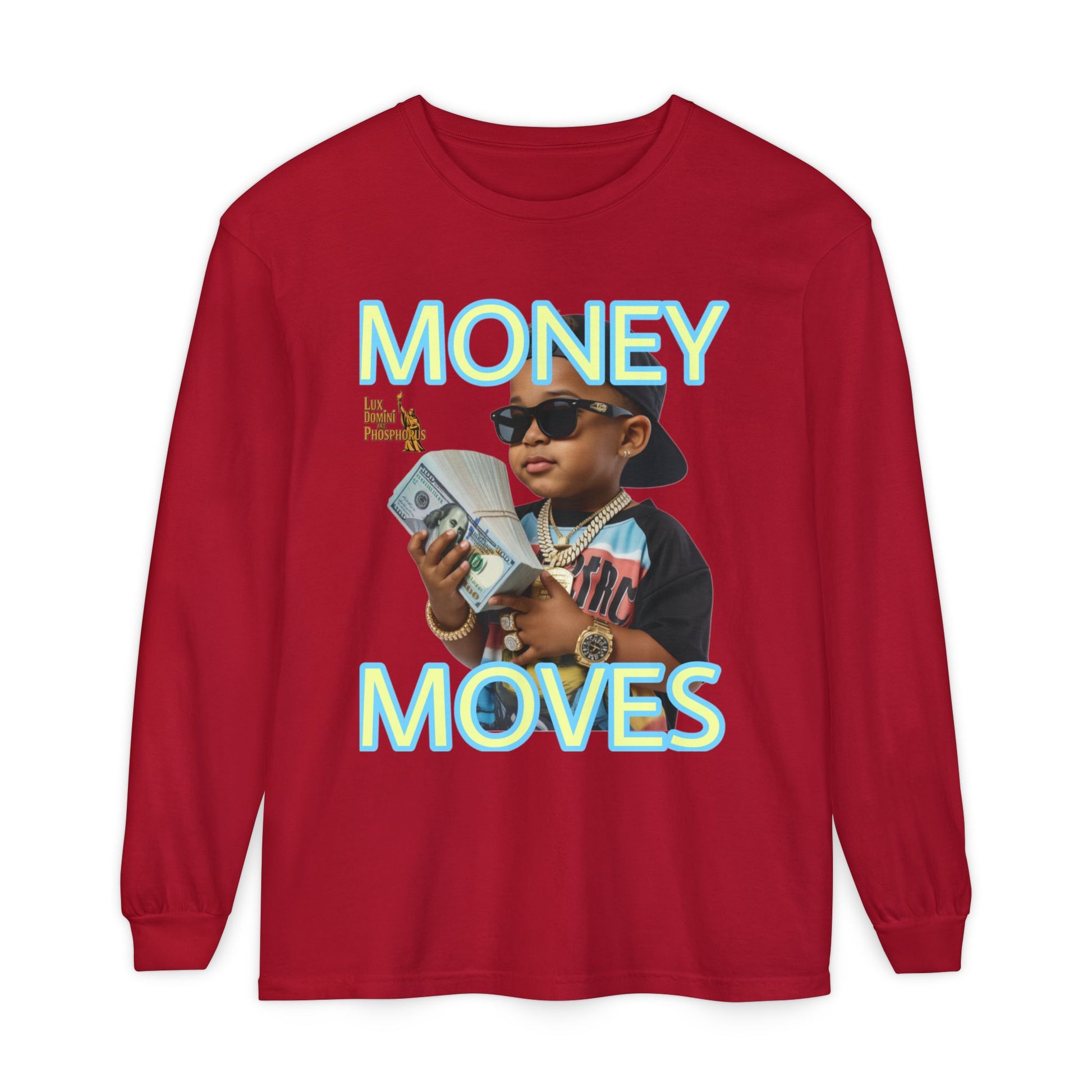 Long Sleeve T-Shirt - Money Moves LD&P APPAREL