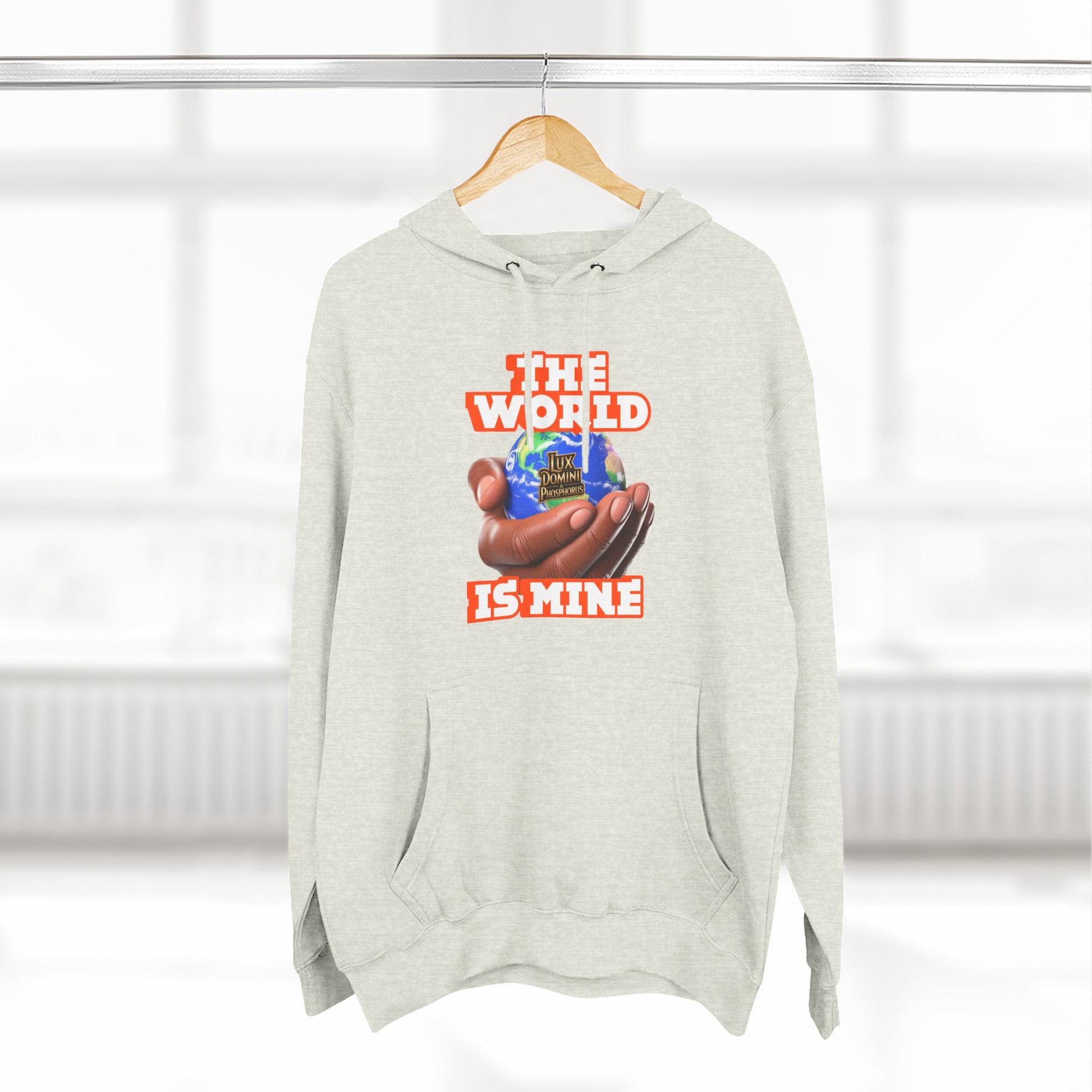 Hoodie - Lux Domini and Phosphorus The World Is Mine Design