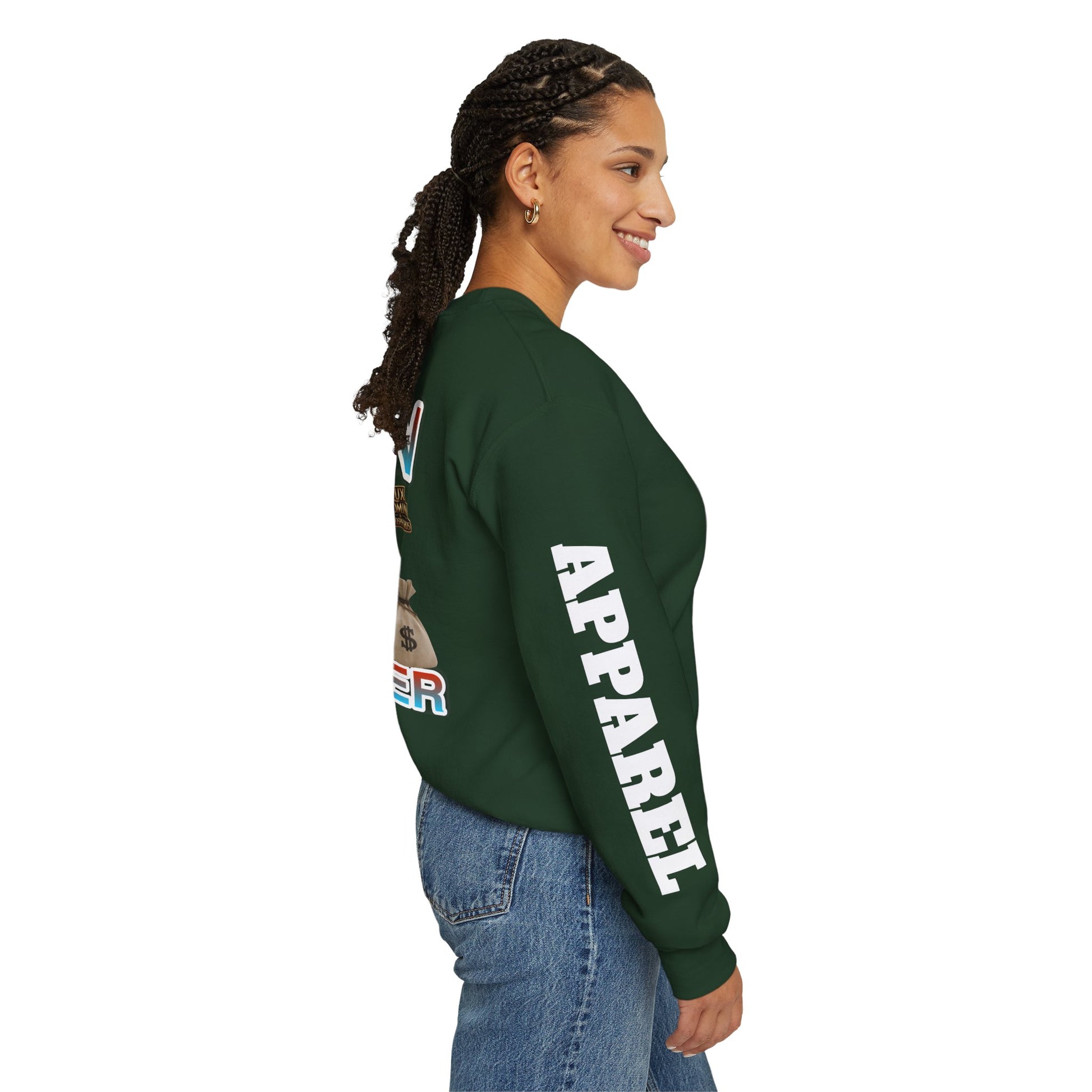 Crewneck Sweatshirt - Born Hustler LD&P Apparel