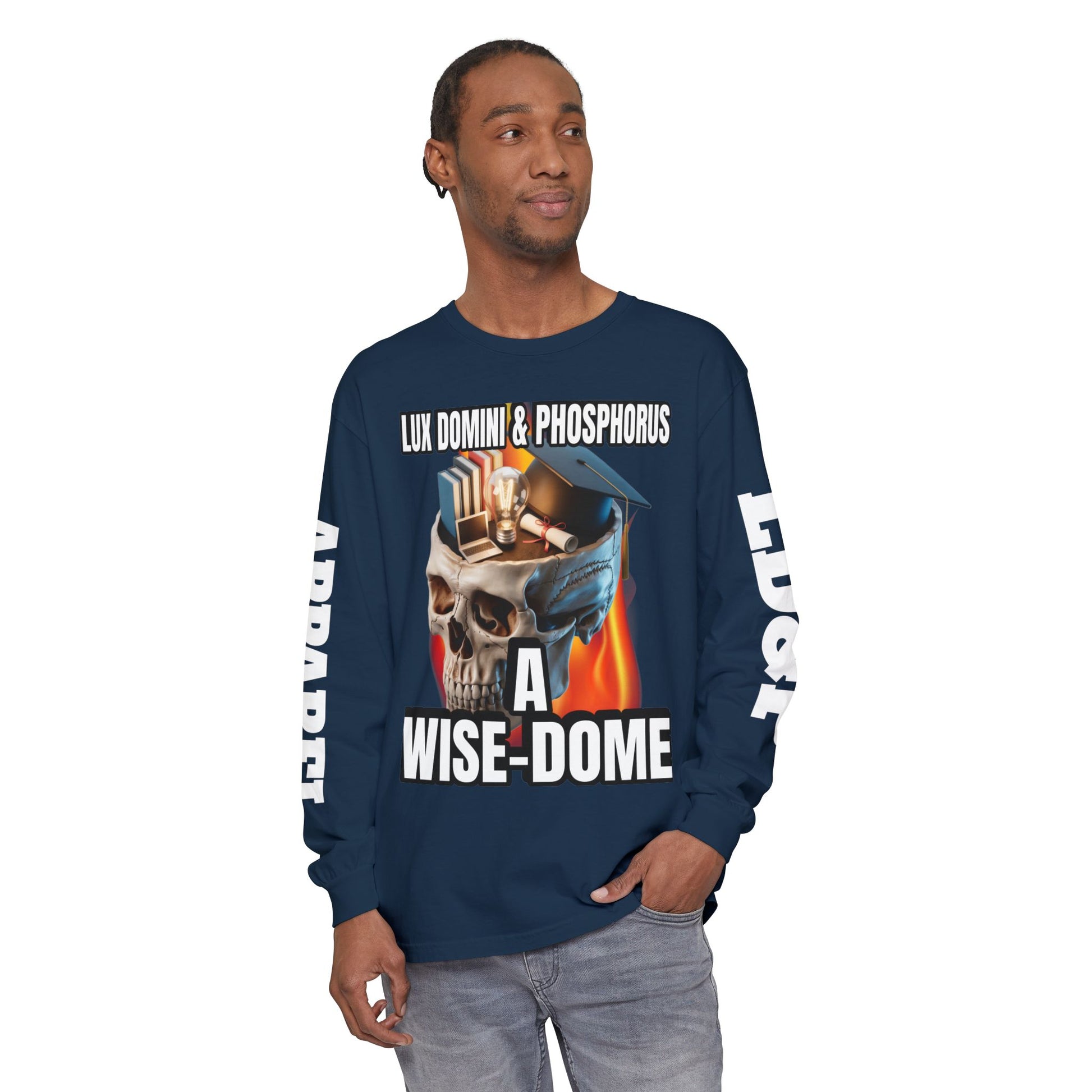 'A Wise-Dome' LD&P APPAREL Long Sleeve Tee