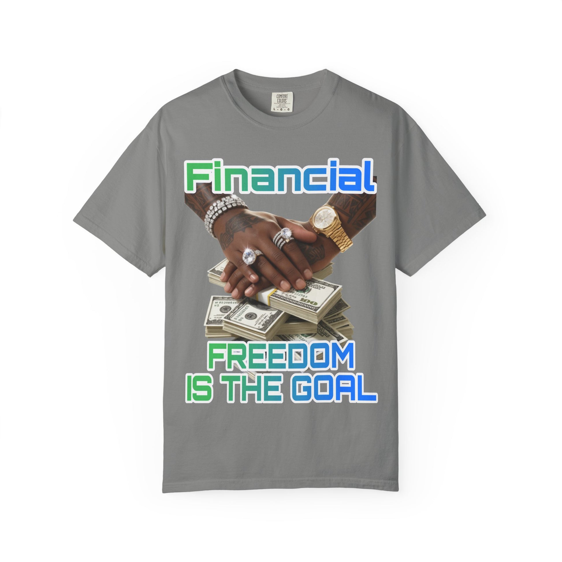 Financial Freedom Unisex T-shirt - 'Financial Freedom is The Goal' Design