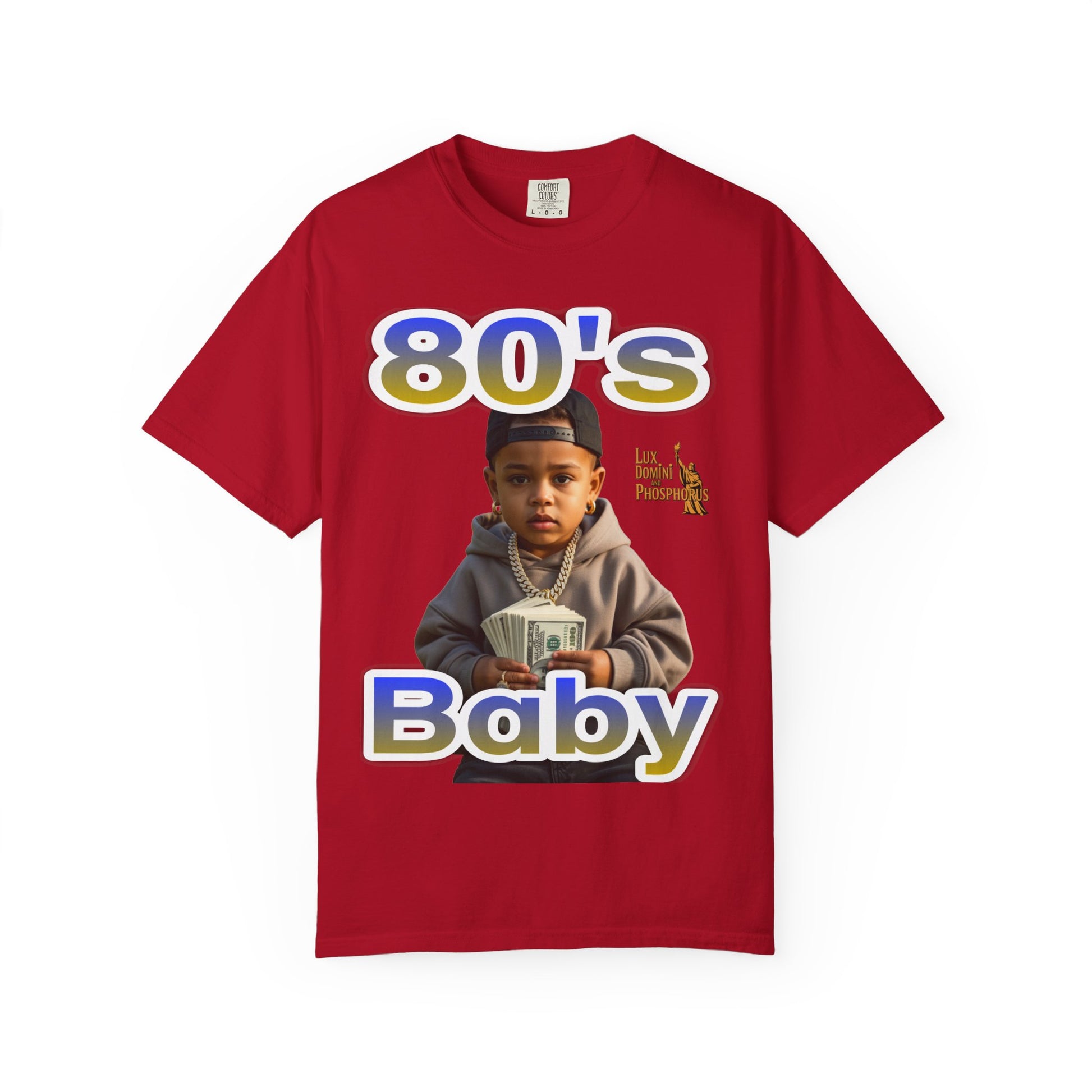 80s Baby Unisex Garment-Dyed T-shirt - LD&P APPAREL