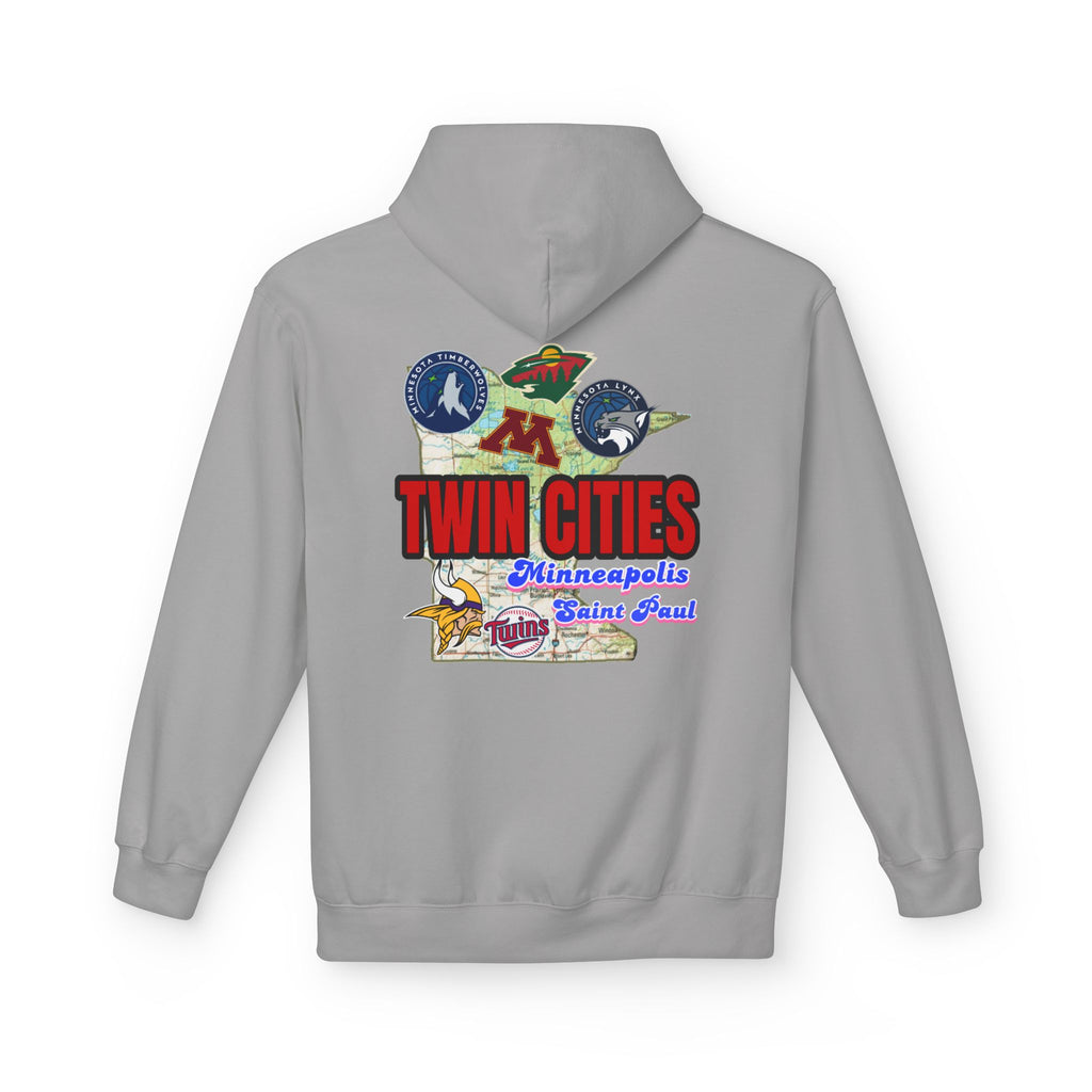 Fleece Hoodie Twin Cities Minneapolis St Paul Design