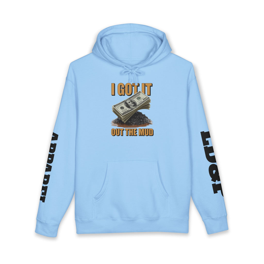 I Got It Out The Mud Hoodie — Money Stack Graphic Hoodie