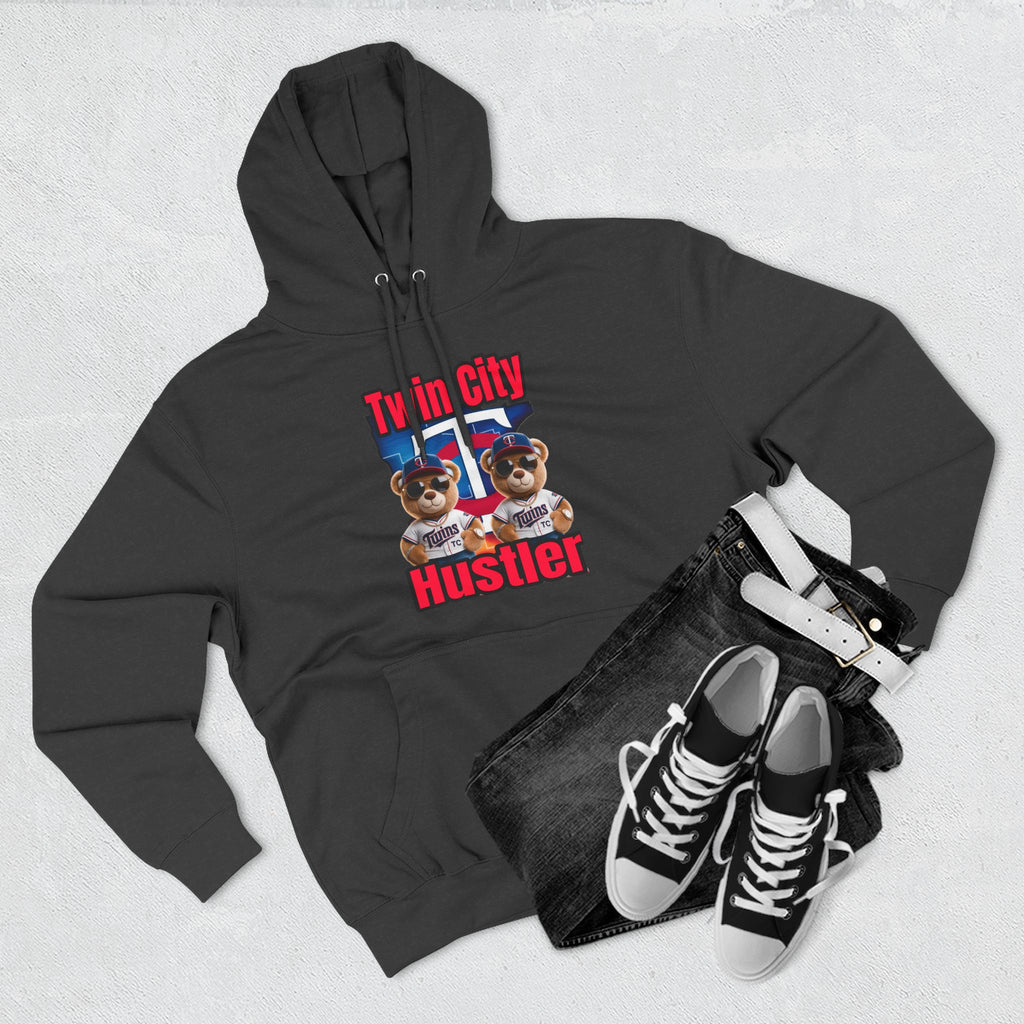 Fleece Hoodie Twin City HUSTLER Design