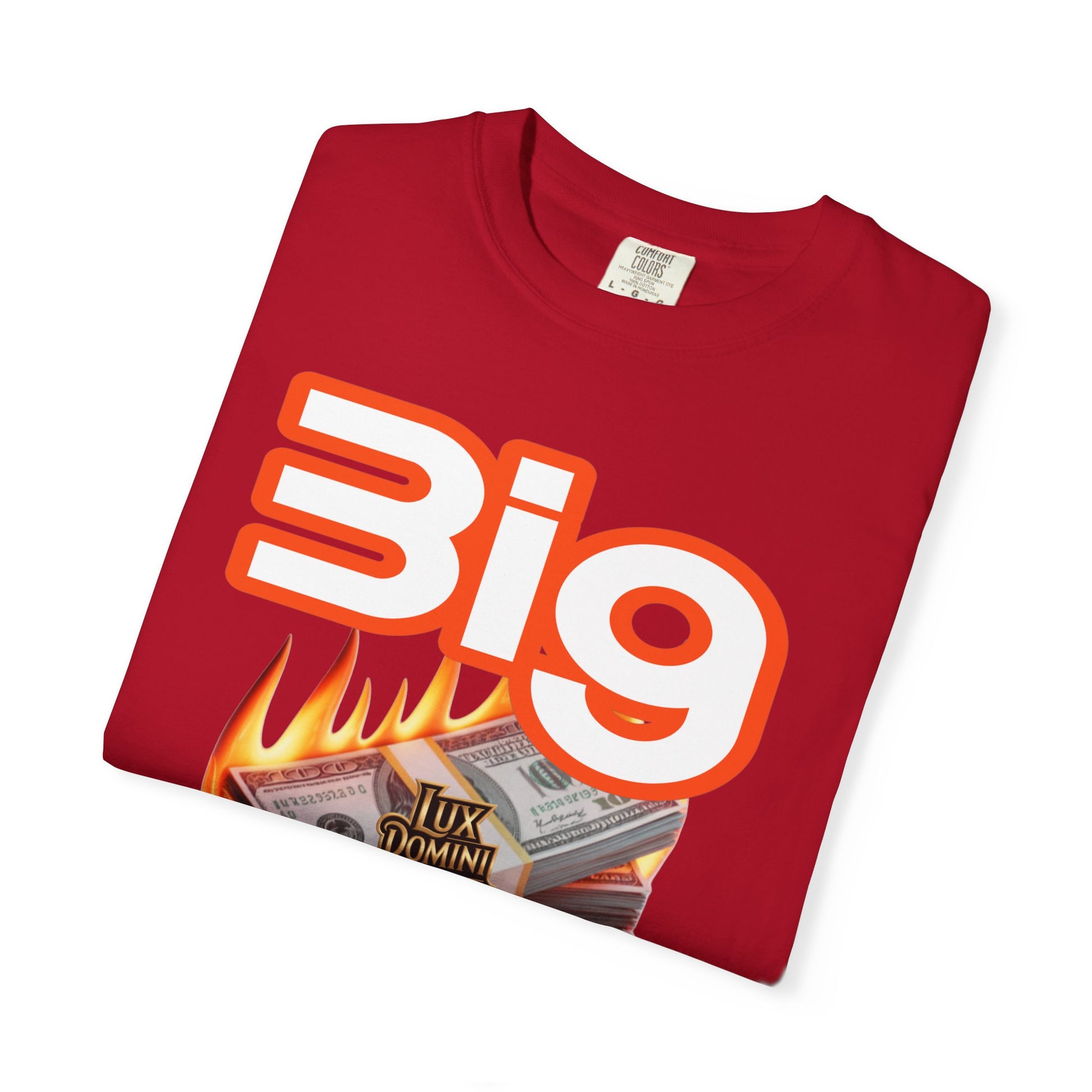 T-Shirt Big Spender Text Unisex Garment-Dyed Tee