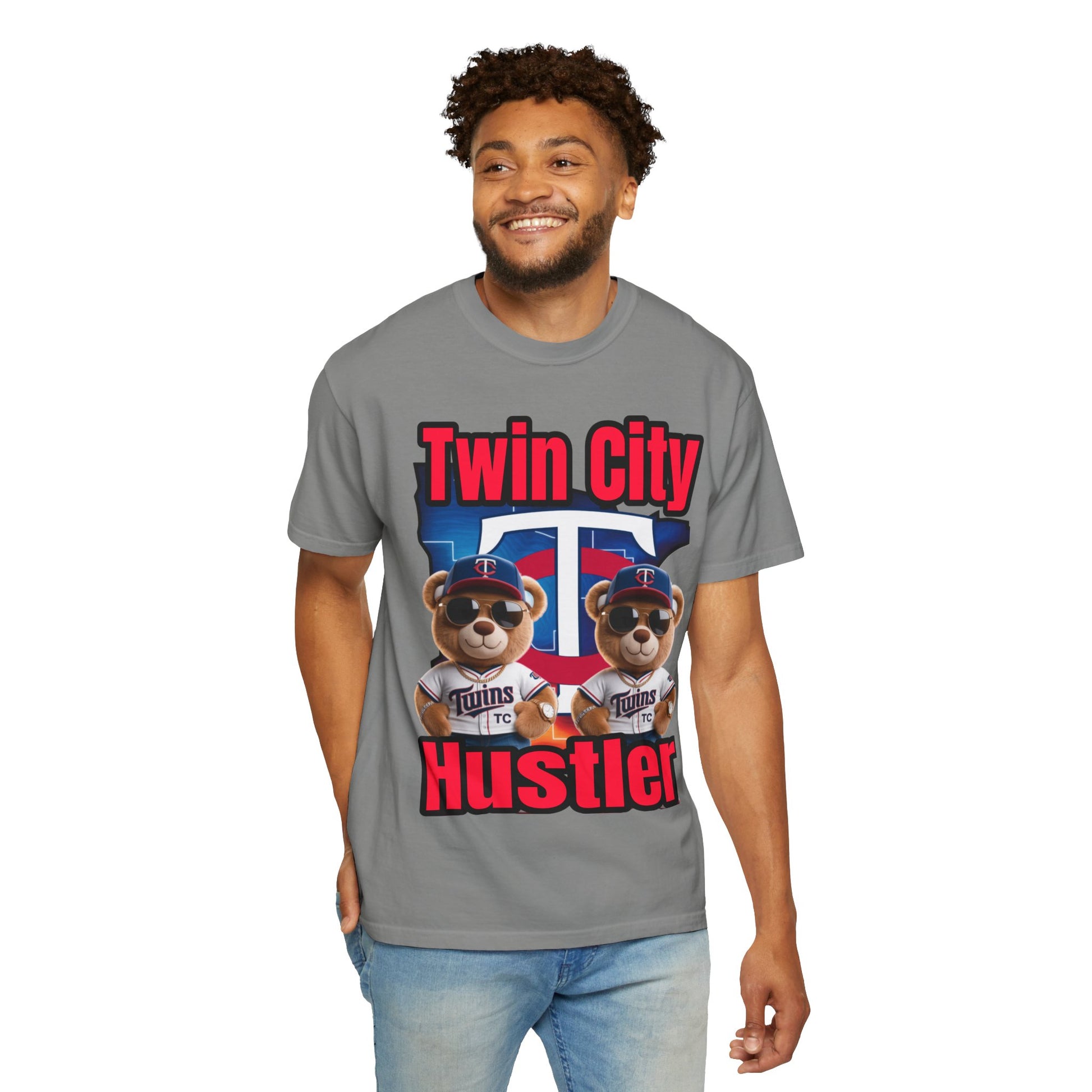 Hustler Garment-Dyed T-shirt - Twin City LD&P Apparel Design