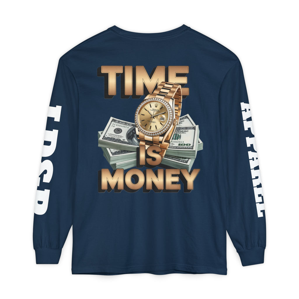 Long Sleeve T-Shirt Time is MONEY Design