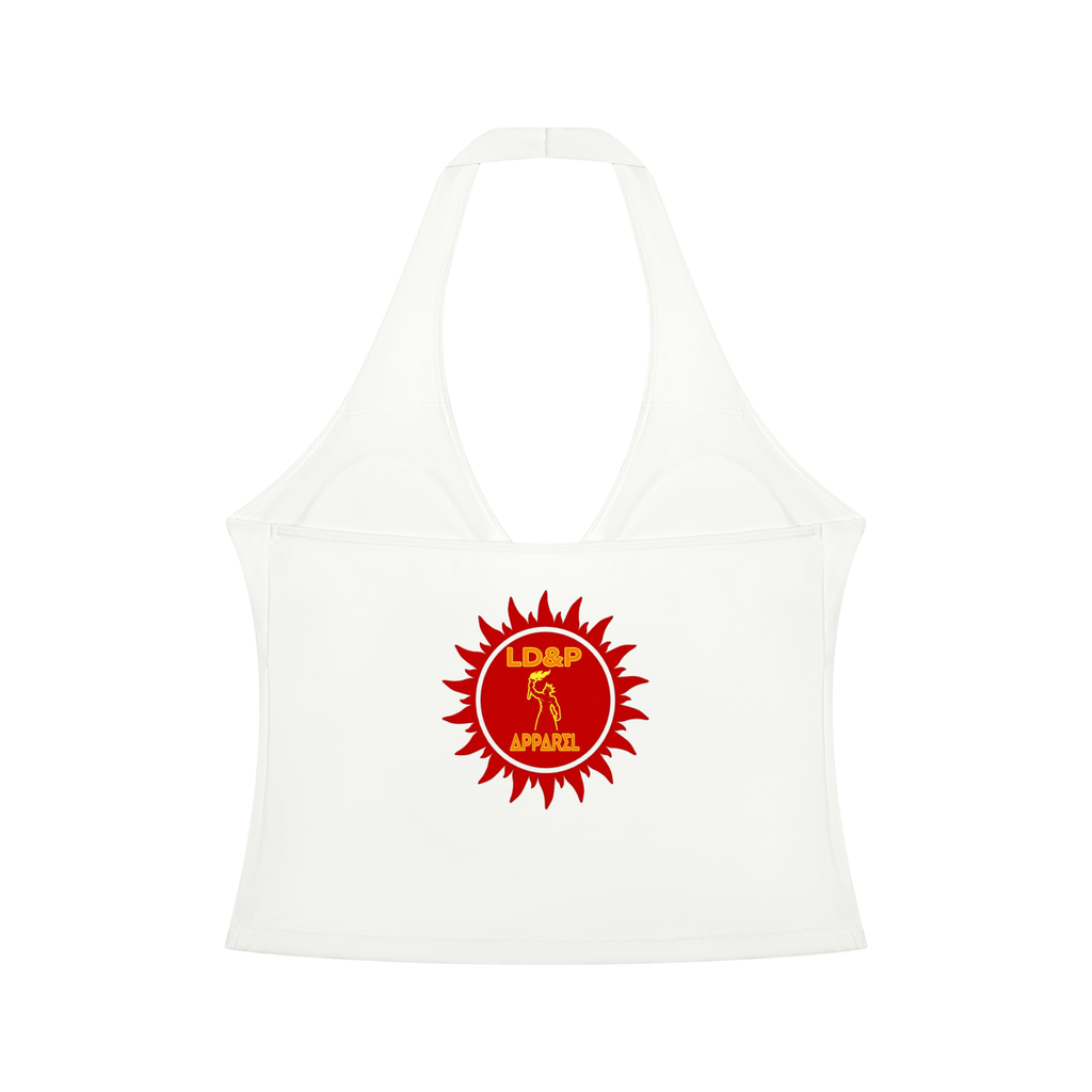 Women’s Ruched Halter Yoga Tank Top