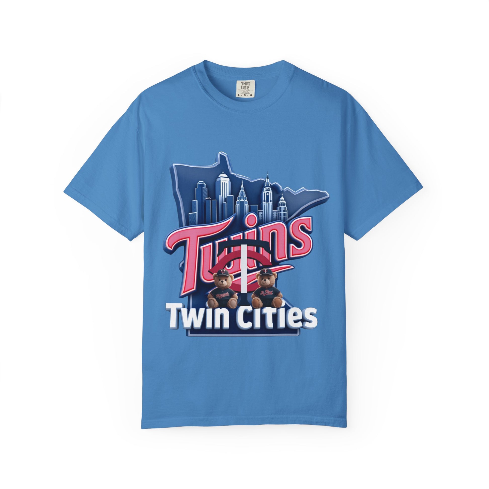 Twin City Unisex T-Shirt, Sporty Tee for Fans, Garment-Dyed Shirt, Perfect for Game Day, Show Your Team Spirit!