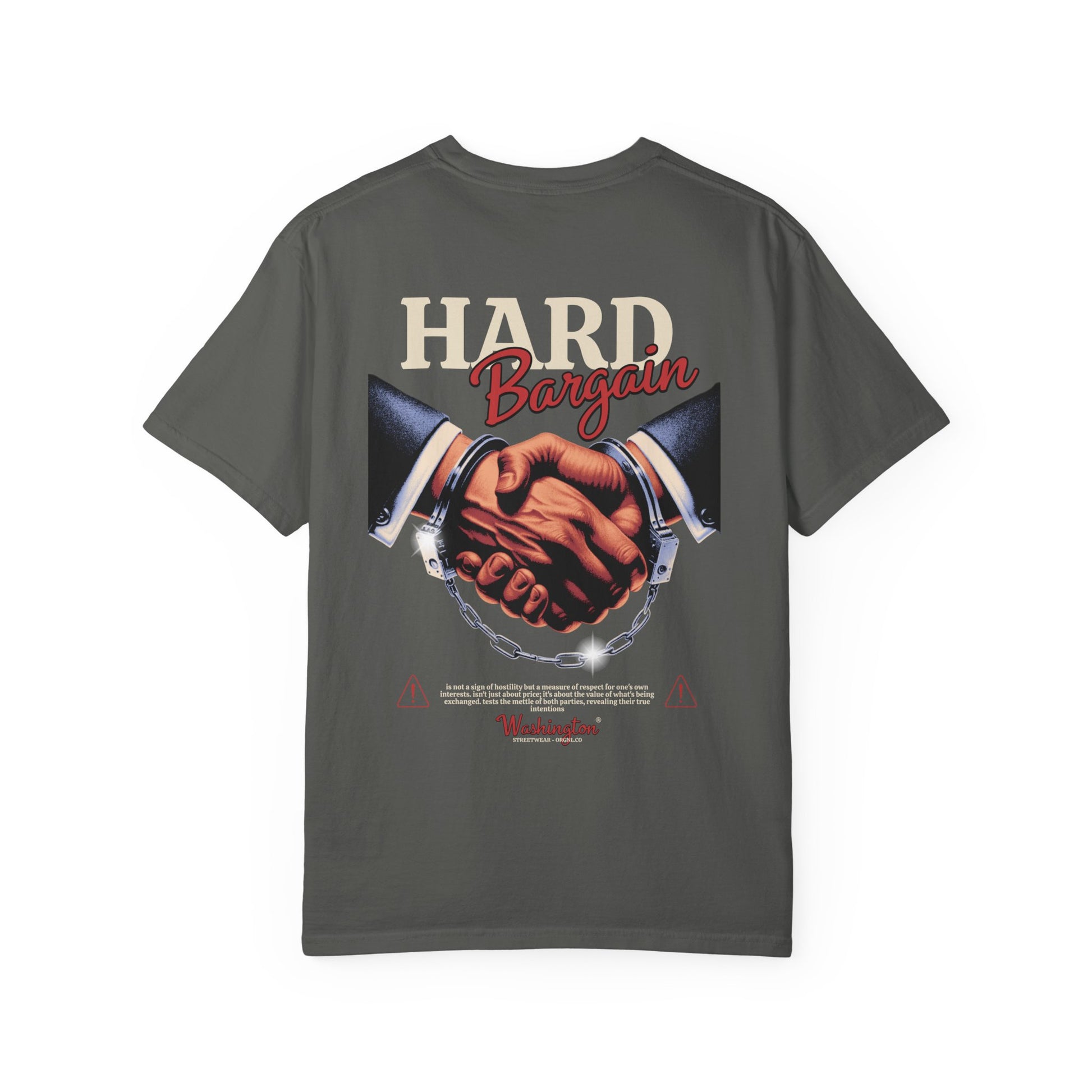 Garment-Dyed T-shirt Hard Bargain Graphic Tee
