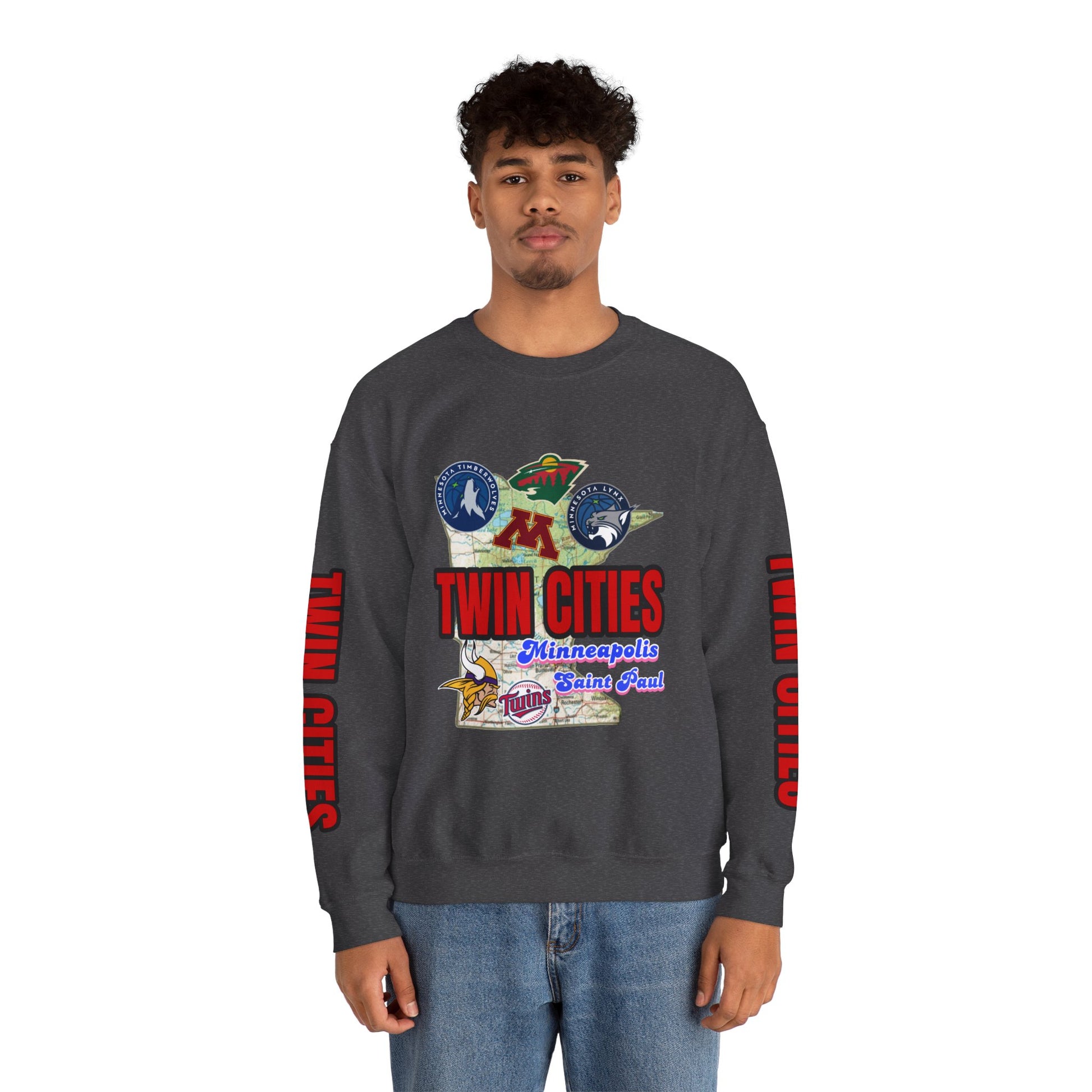 Crewneck Sweatshirt TWIN CITIES Urban Design