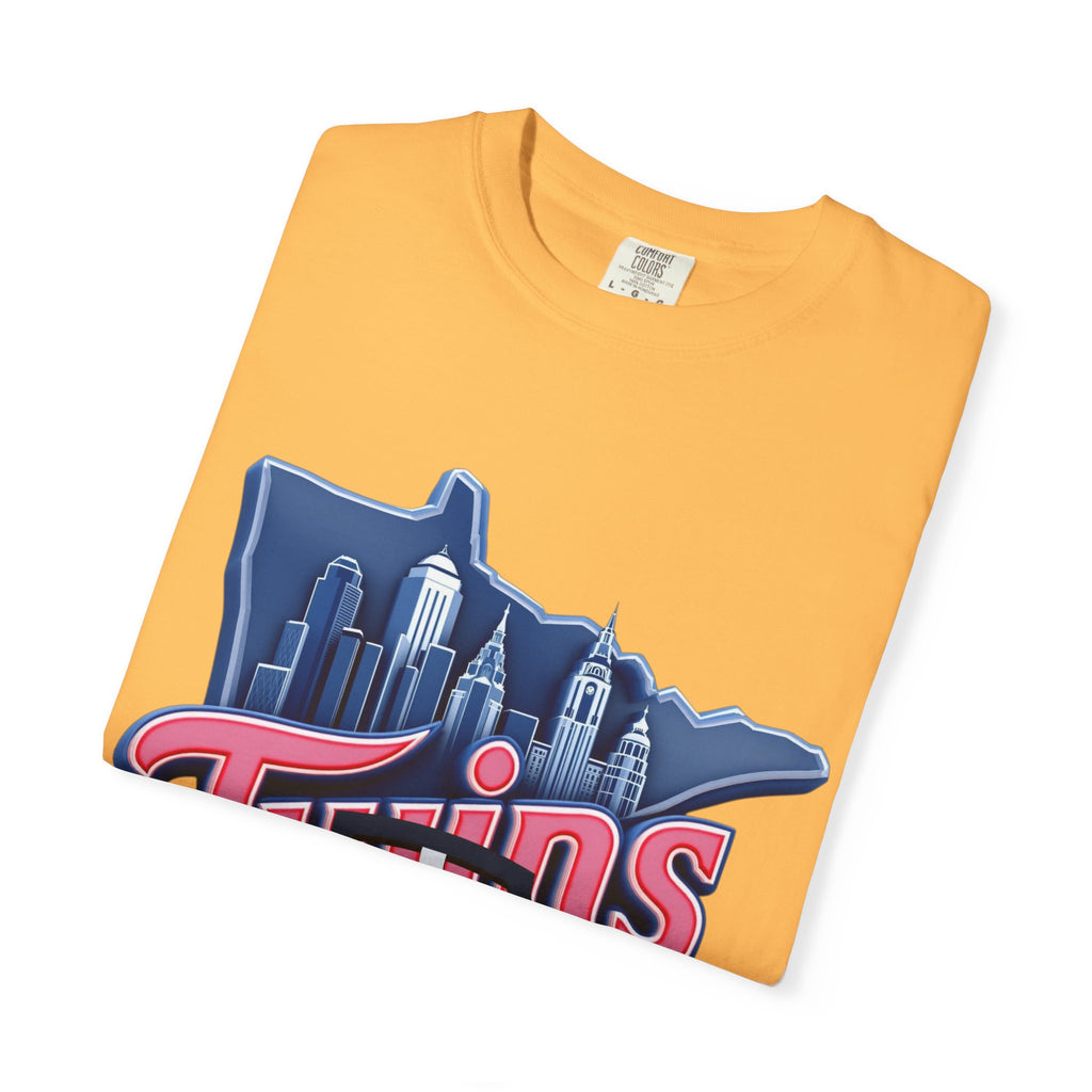 Twin City Unisex T-Shirt, Sporty Tee for Fans, Garment-Dyed Shirt, Perfect for Game Day, Show Your Team Spirit!