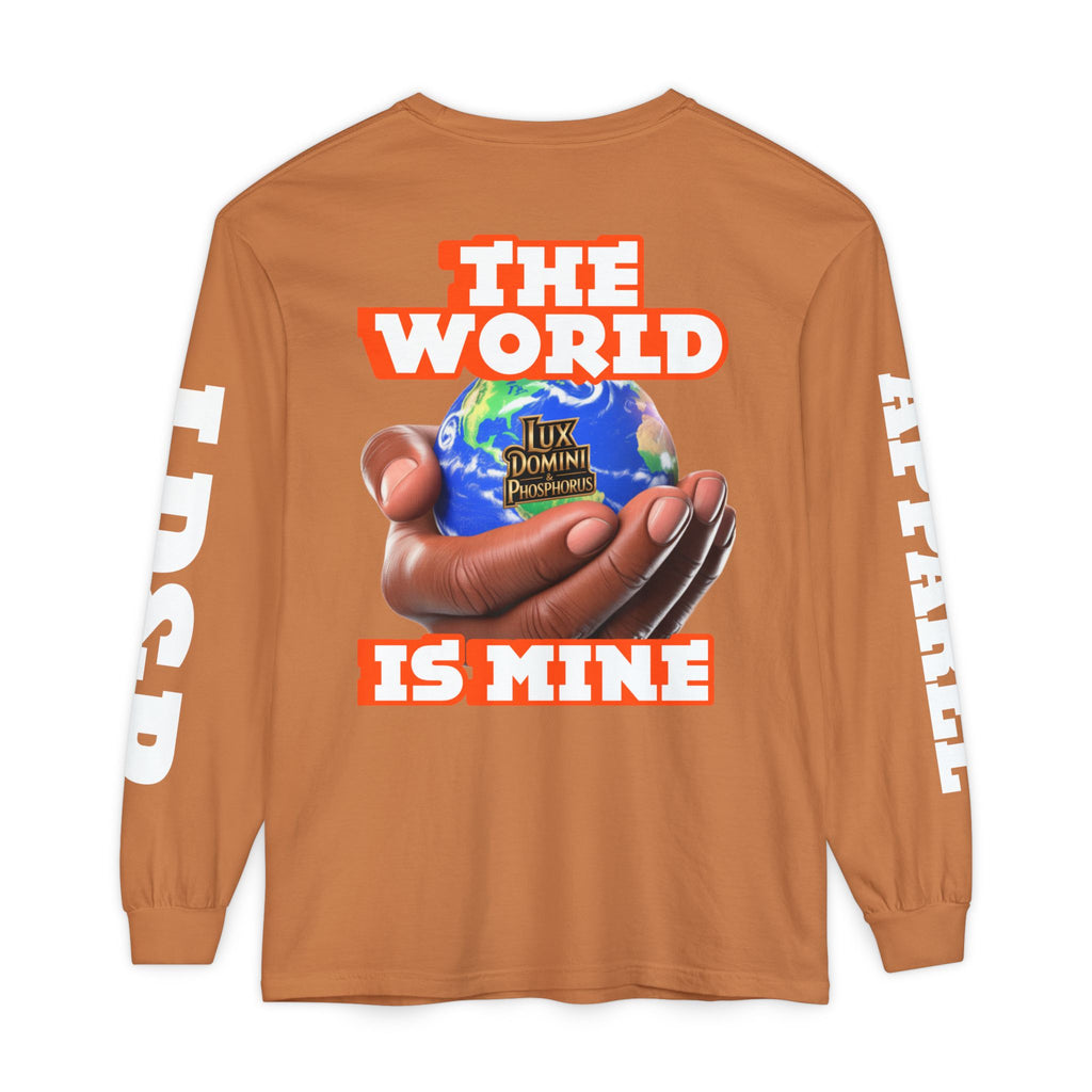 The World Is Mine Design Long Sleeve T-Shirt LD&P APPAREL DESIGN