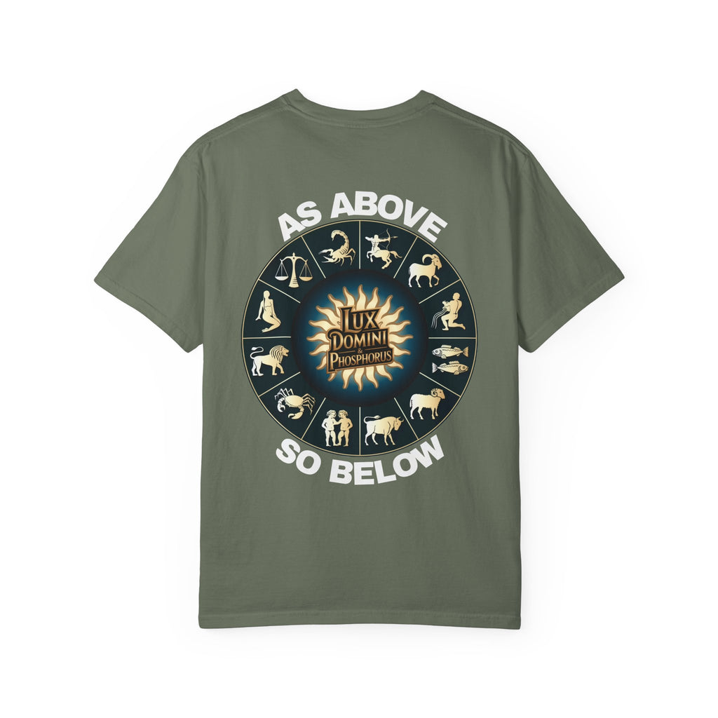 Zodiac Unisex T-Shirt - As above so below design