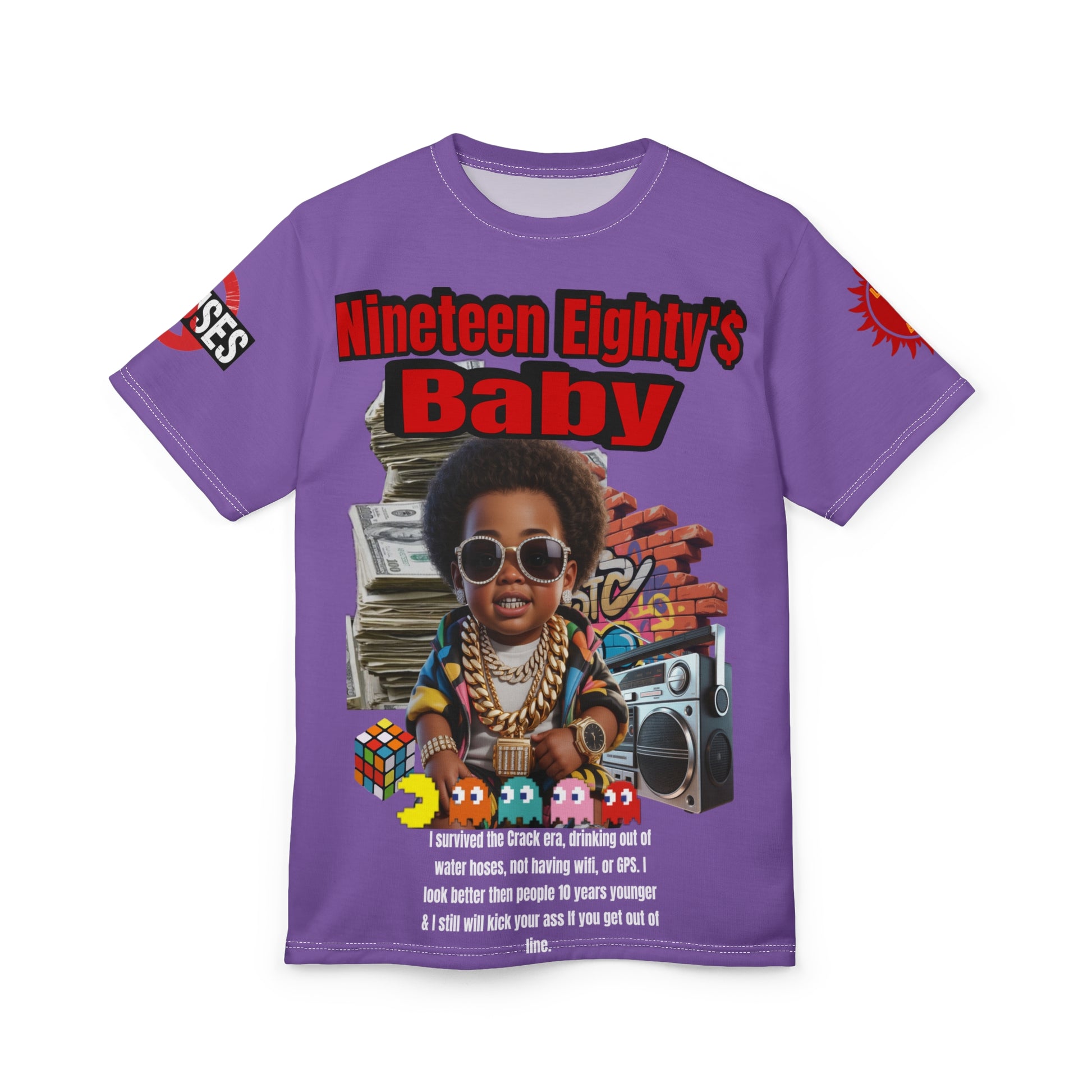Nineteen Eighty's Baby Graphic Tee LD&P APPAREL Light Purple