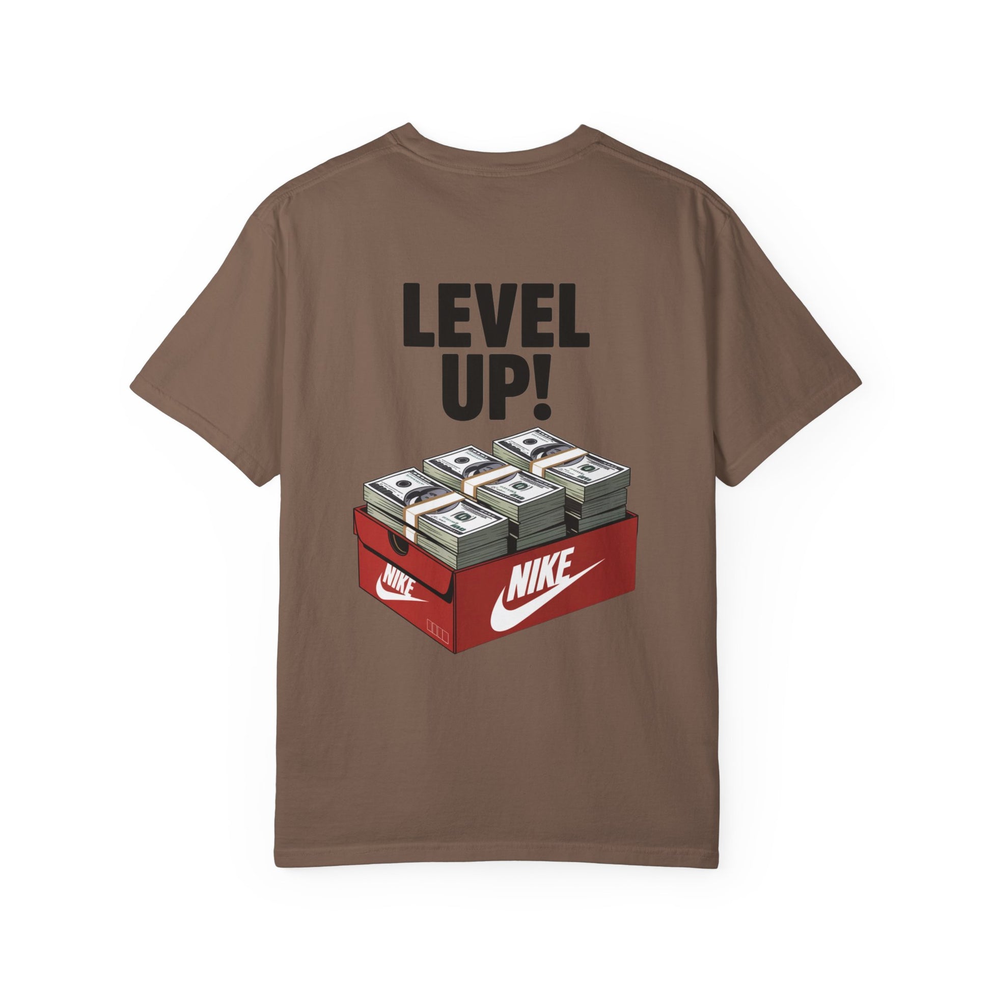 Garment-Dyed T-shirt Level Up Design