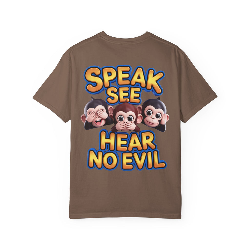 Graphic T-Shirt Speak See Hear No Evil