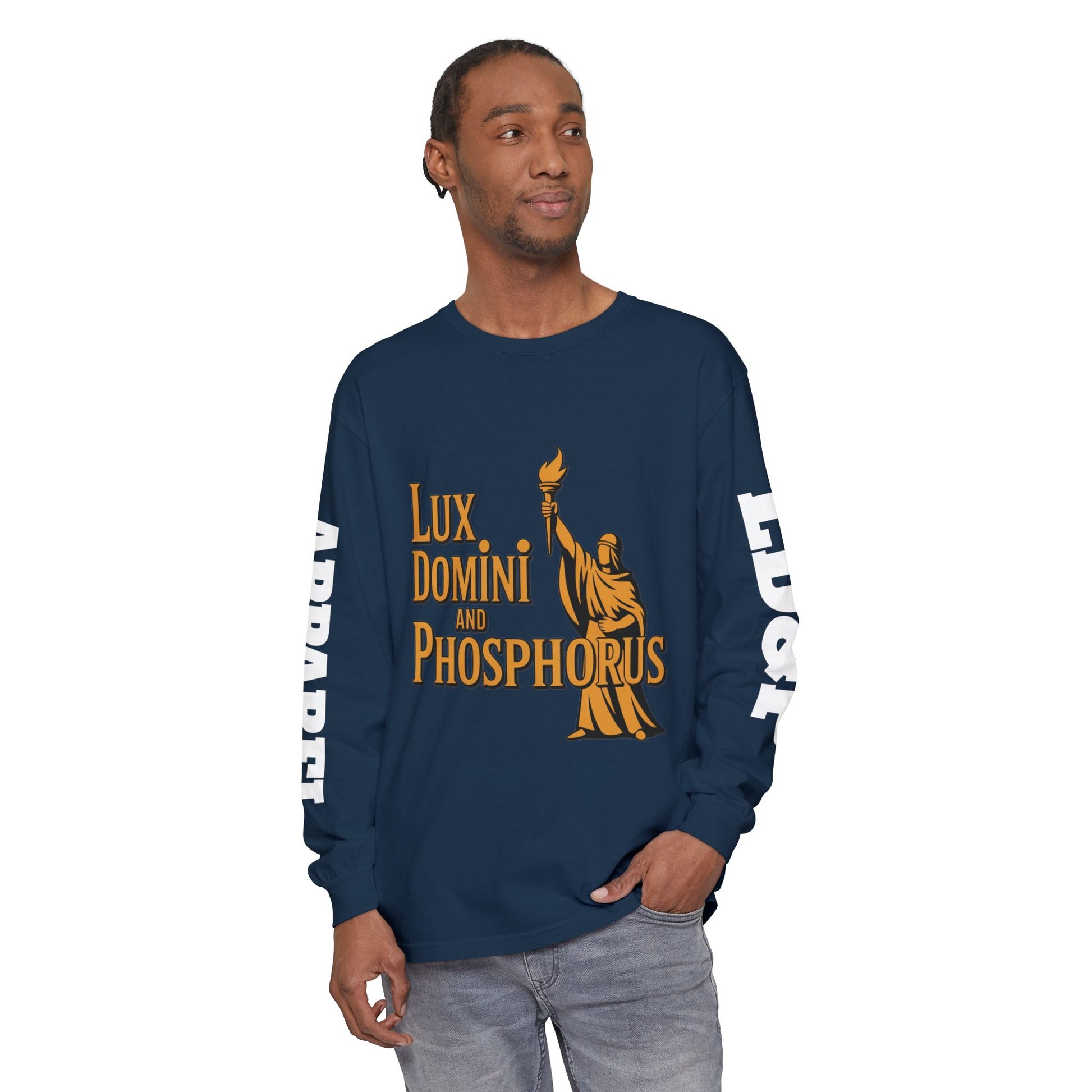 Long Sleeve T-Shirt Lux Domini and Phosphorus LD&P Apparel Design