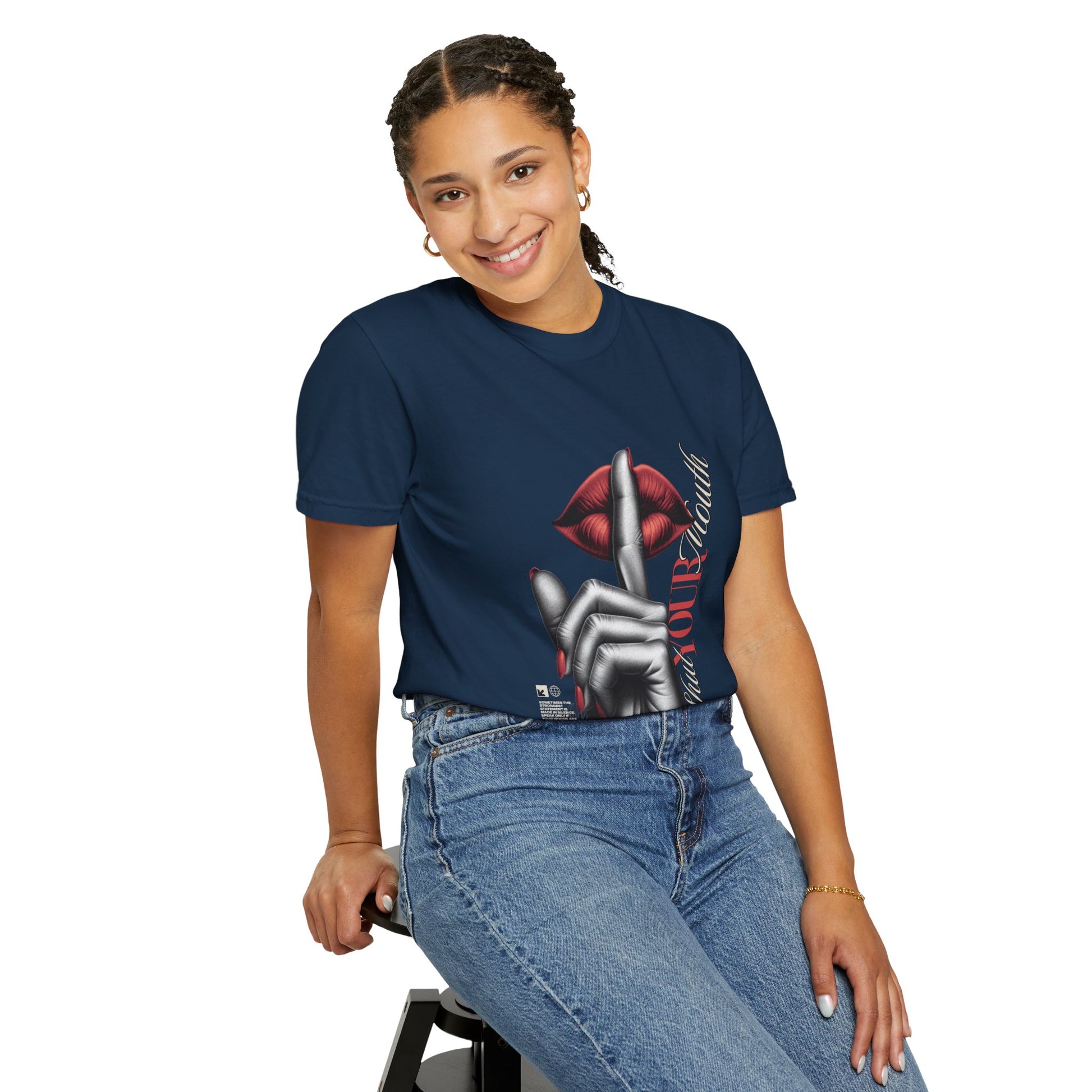 Dyed T-shirt - Big Moma Print