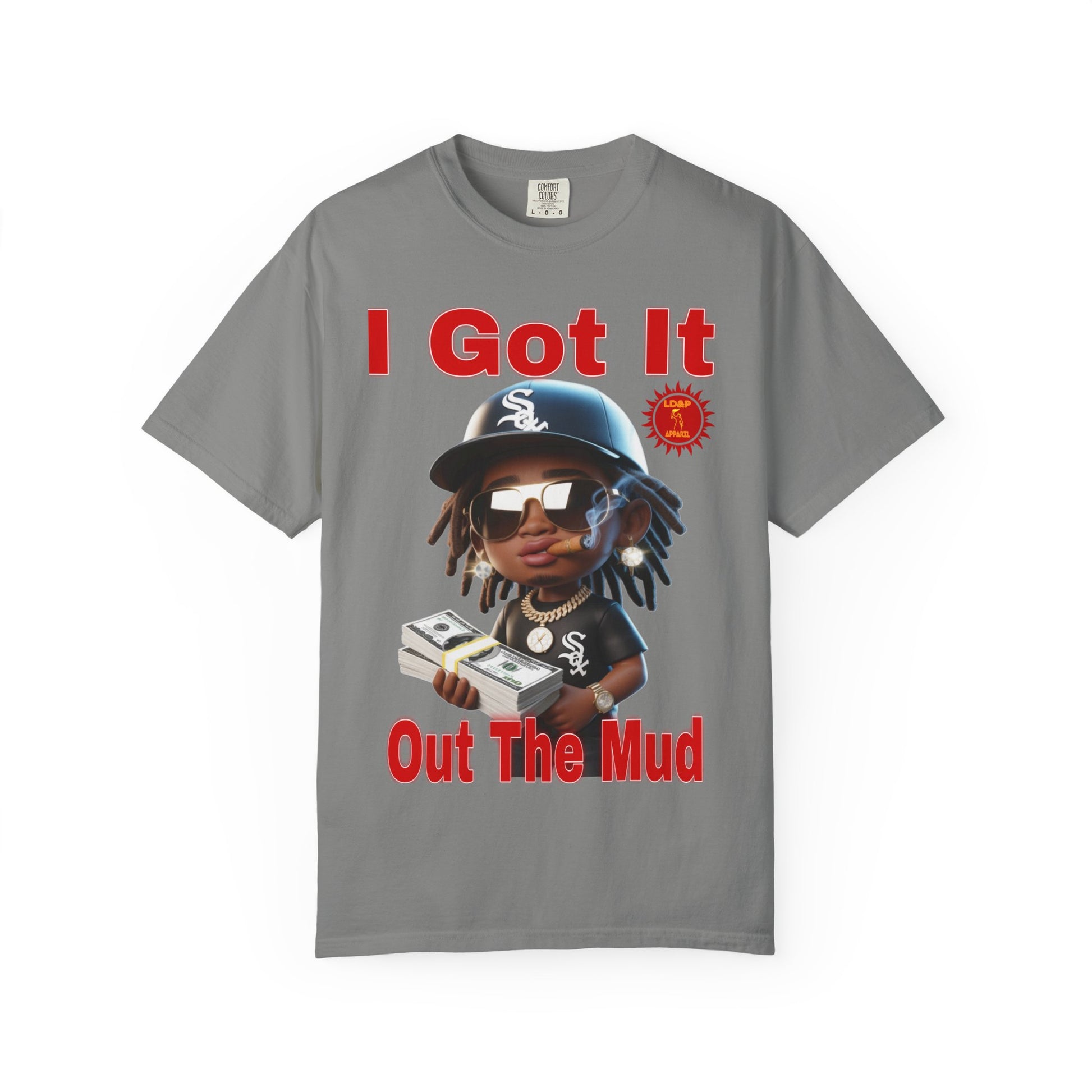 T-Shirt Out The Mud Hustler - Unisex Garment-Dyed