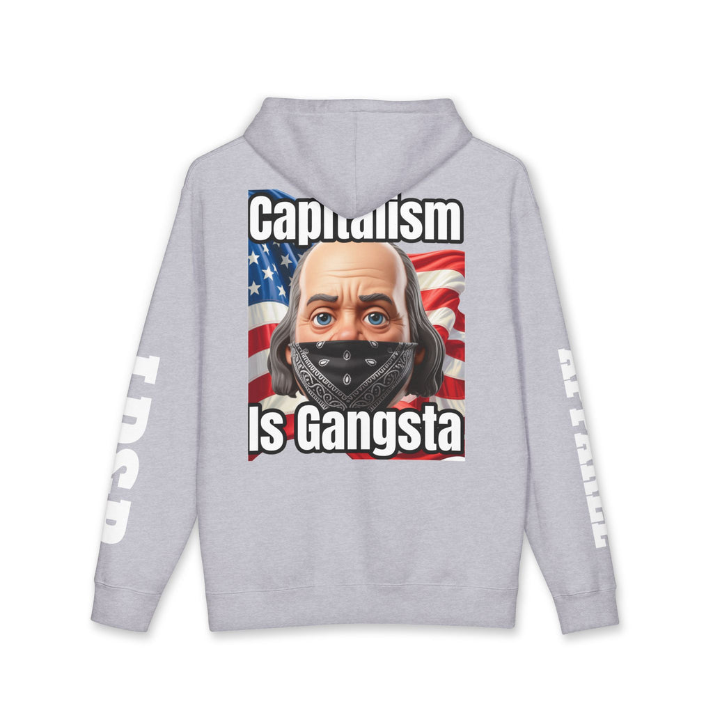 Capitalism is Gangsta Heavyweight Hooded Sweatshirt