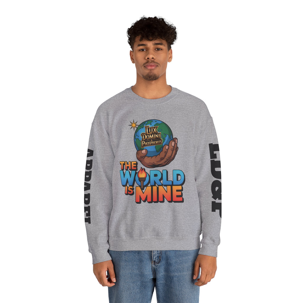 Graphic Sweatshirt - The World Is Mine LD&P APPAREL Design