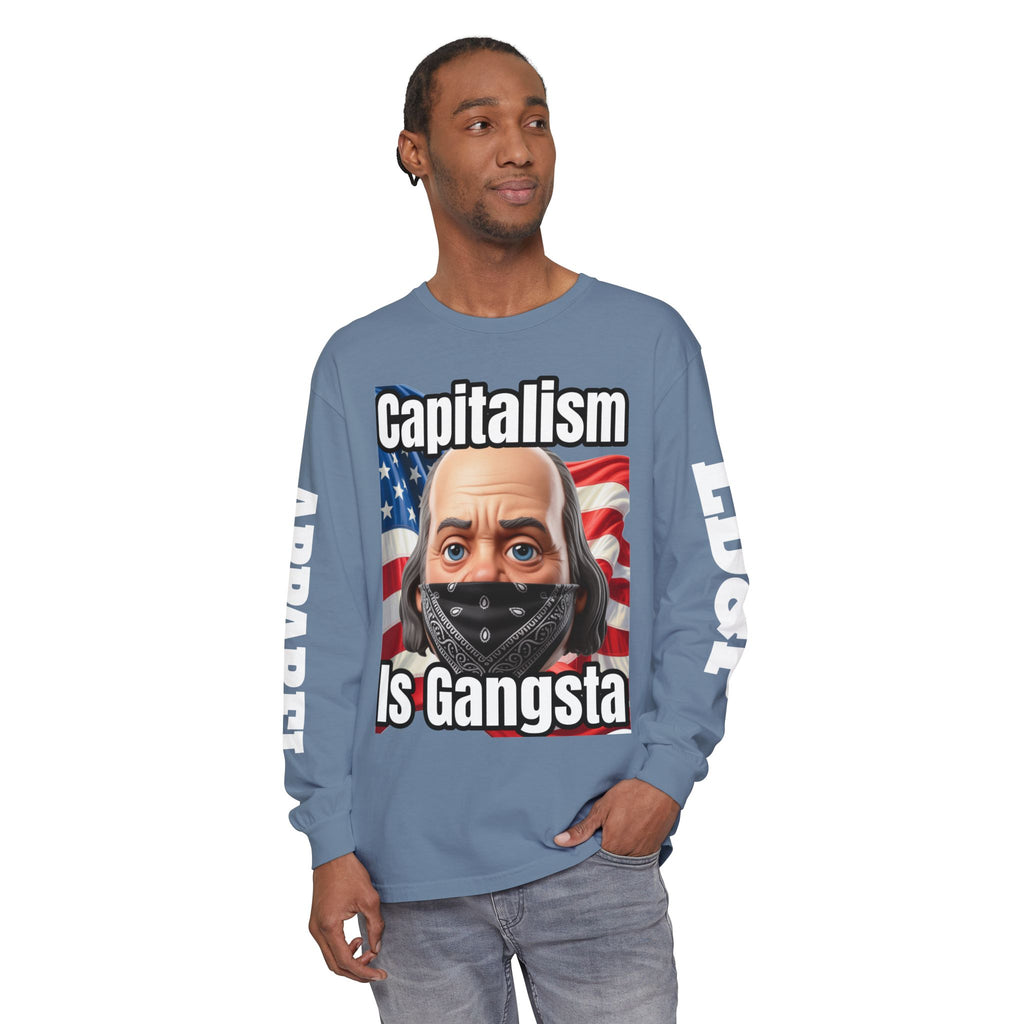 Capitalism is Gangsta Long Sleeve T-Shirt