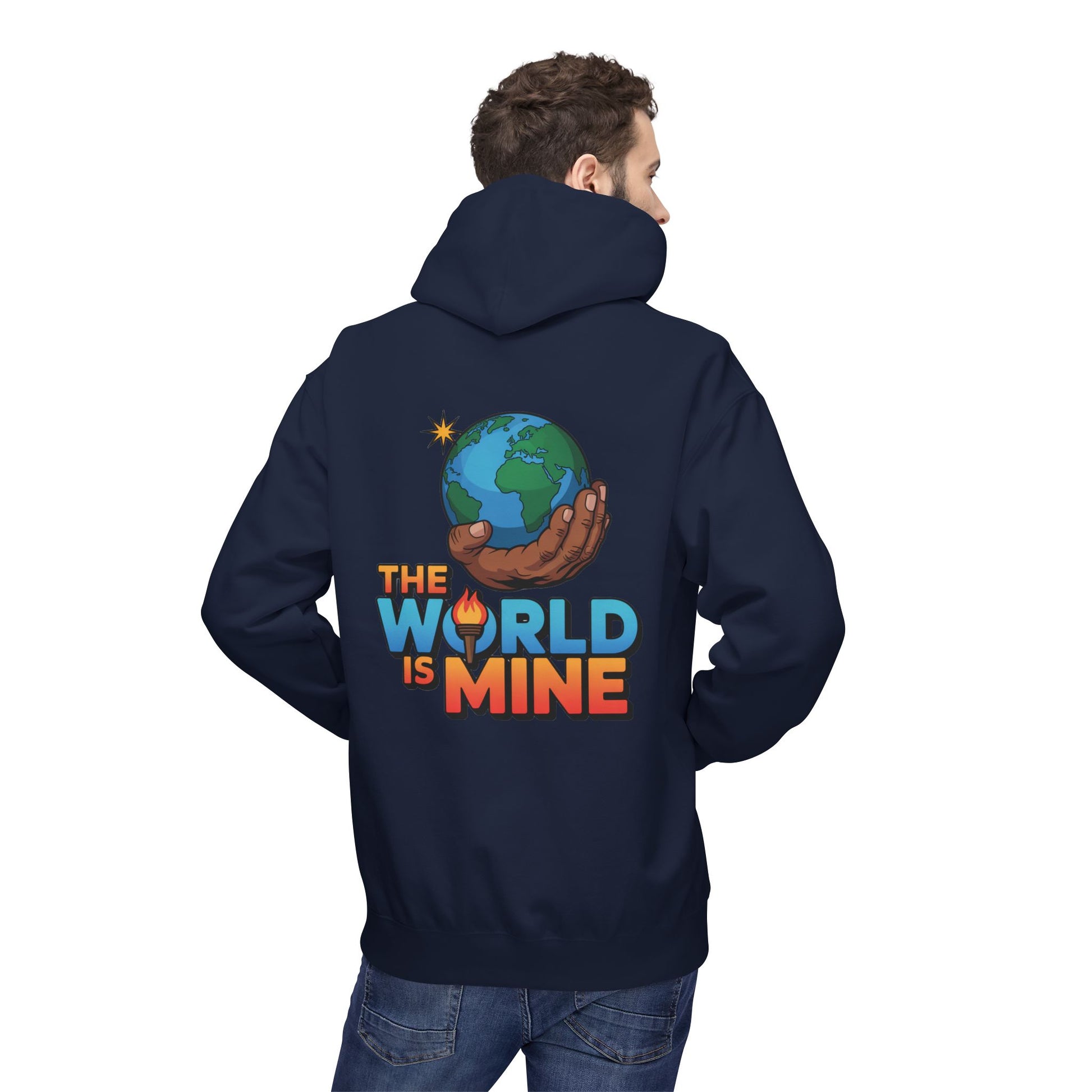 Hoodie Lux Domini and Phosphorus Design The World is Mine