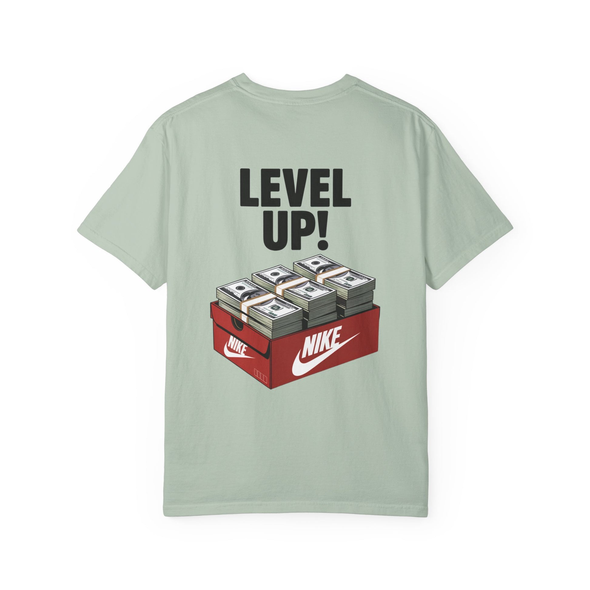 Garment-Dyed T-shirt Level Up Design